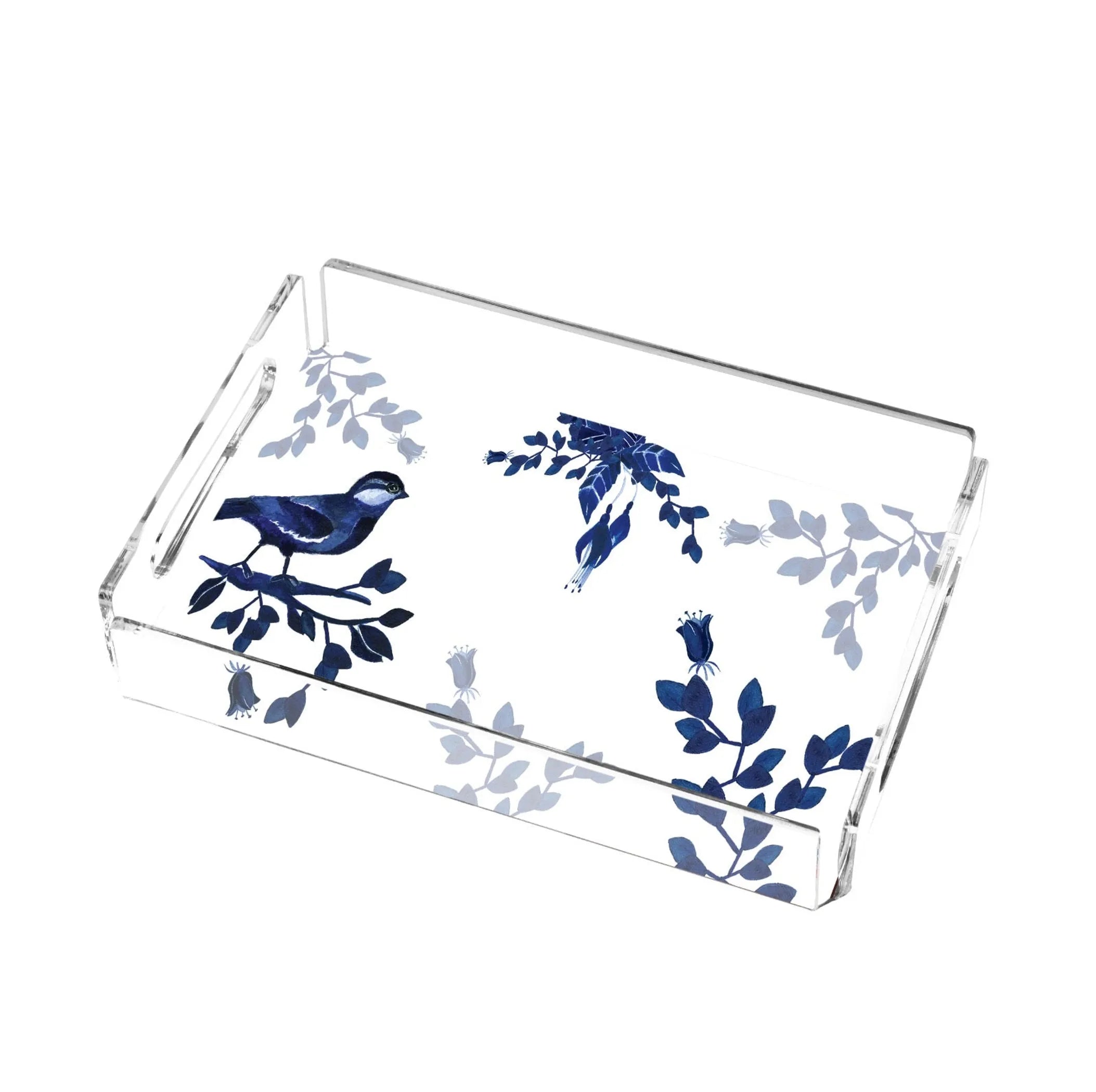 Bleu Blanc Tray