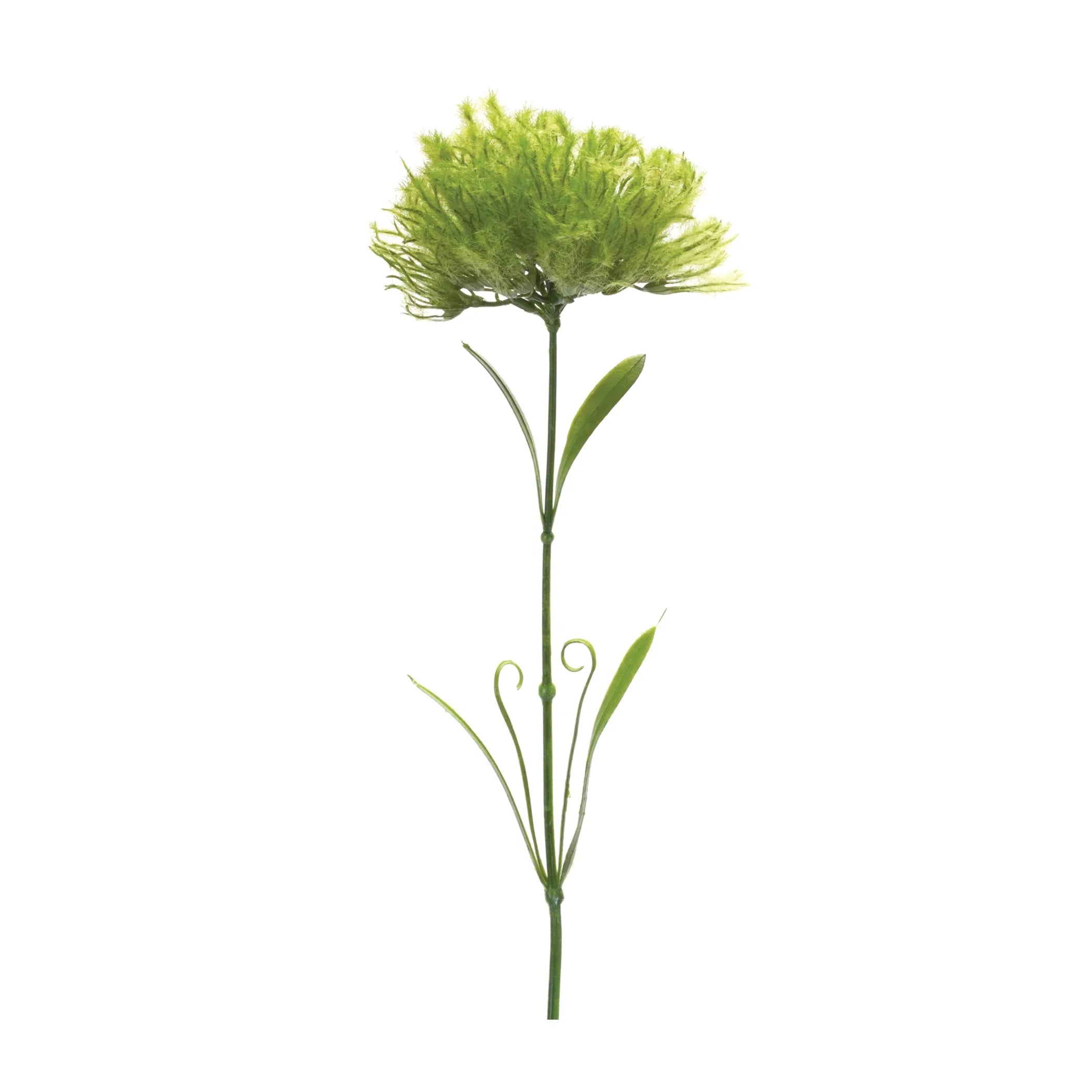 Puff Stem Floral Spray - Pack Of: Set of 6 | Materials: Plastic | Colors: Green | Décor style: Traditional