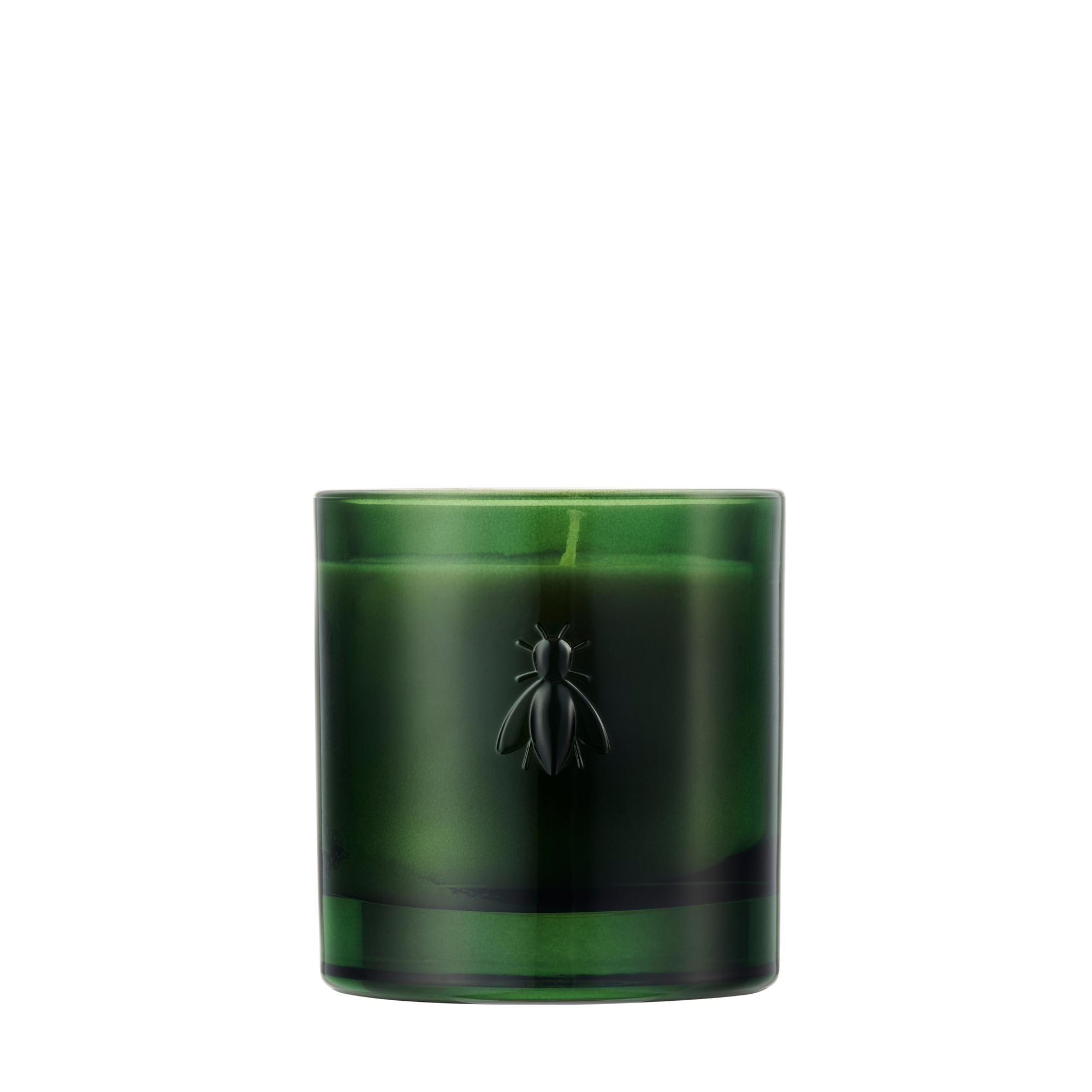La Rochère Green candle with a logo on a white background