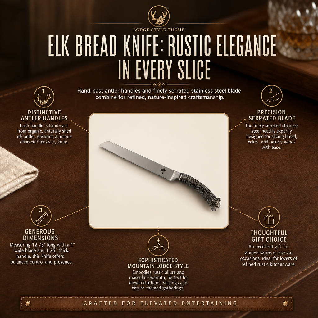 Elk Bread Knife