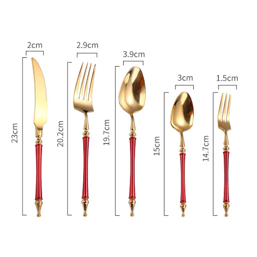 AURORIA Luxury Roman Column Design Cutlery