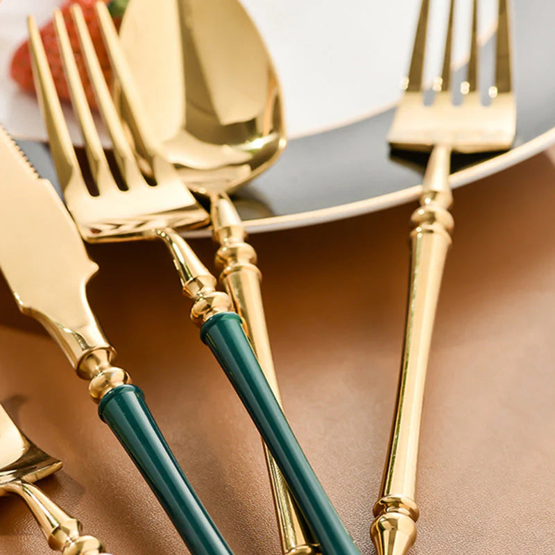 AURORIA Luxury Roman Column Design Cutlery
