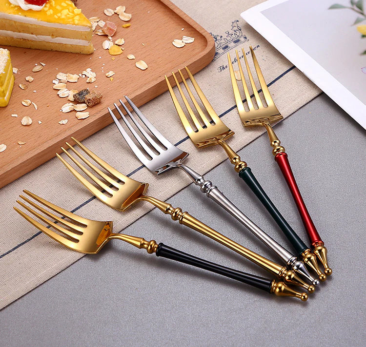 AURORIA Luxury Roman Column Design Cutlery