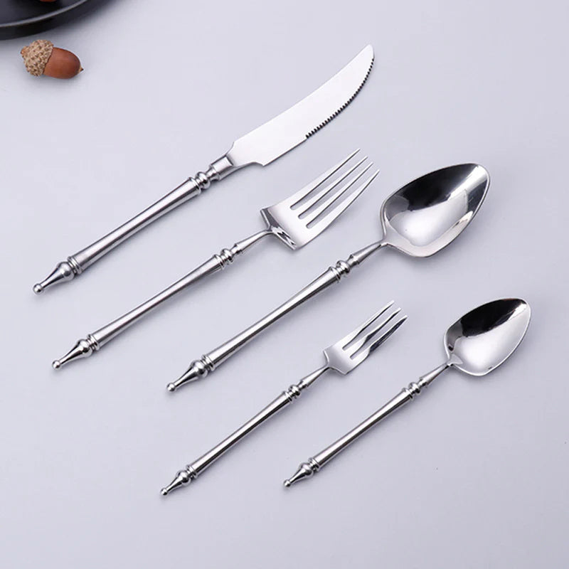 AURORIA Luxury Roman Column Design Cutlery