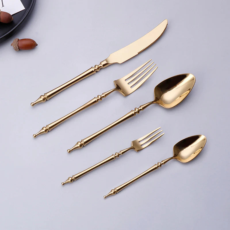 AURORIA Luxury Roman Column Design Cutlery
