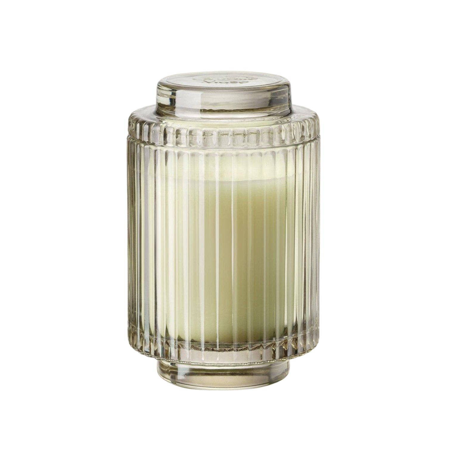 Aurélie Reeded Glass Candle: Kyoto Vine & Moss (M)