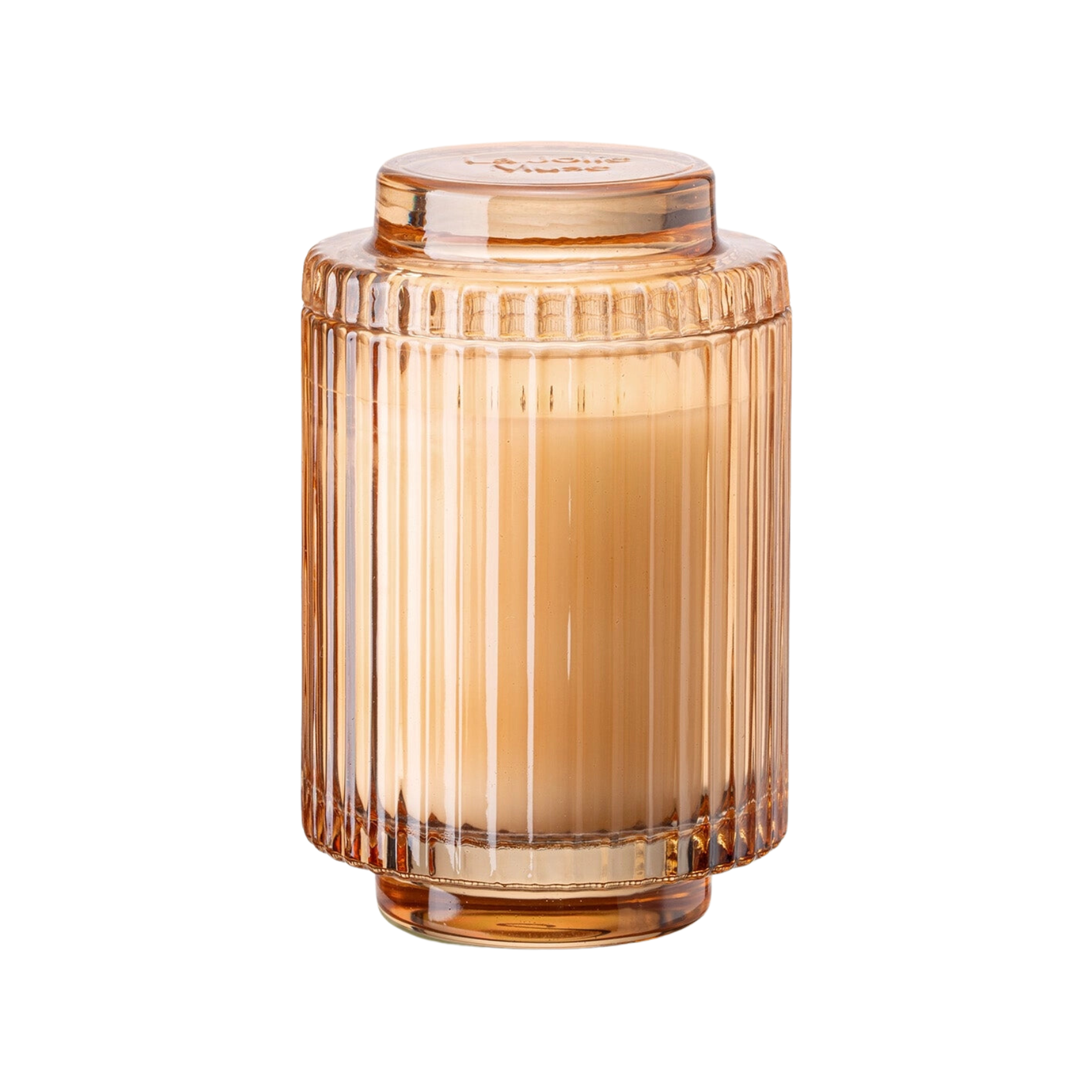 Aurélie Reeded Glass Candle: Yuzu & Neroli Blossom (M)