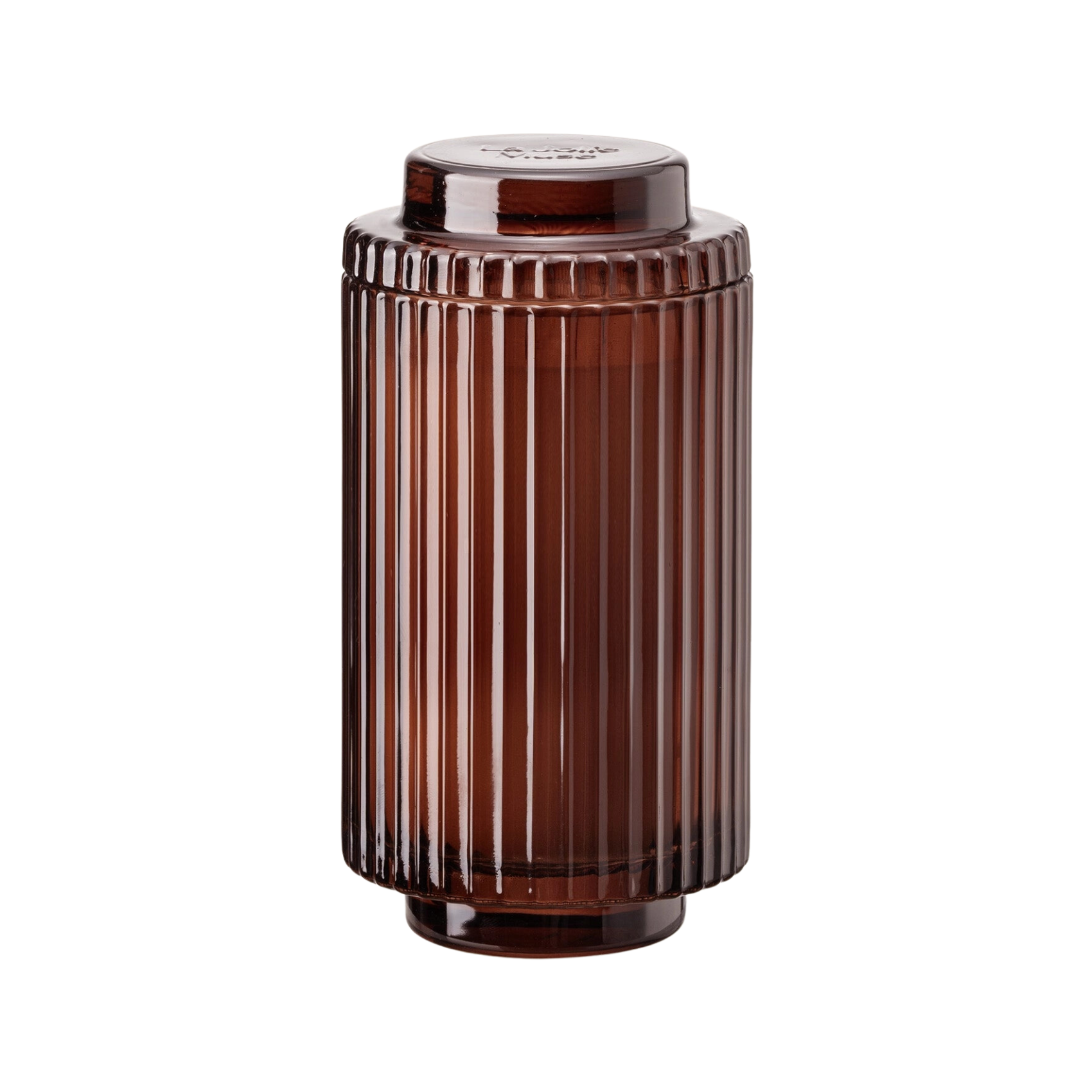 Aurélie Reeded Glass Candle: Tomato & Vine (L & M)