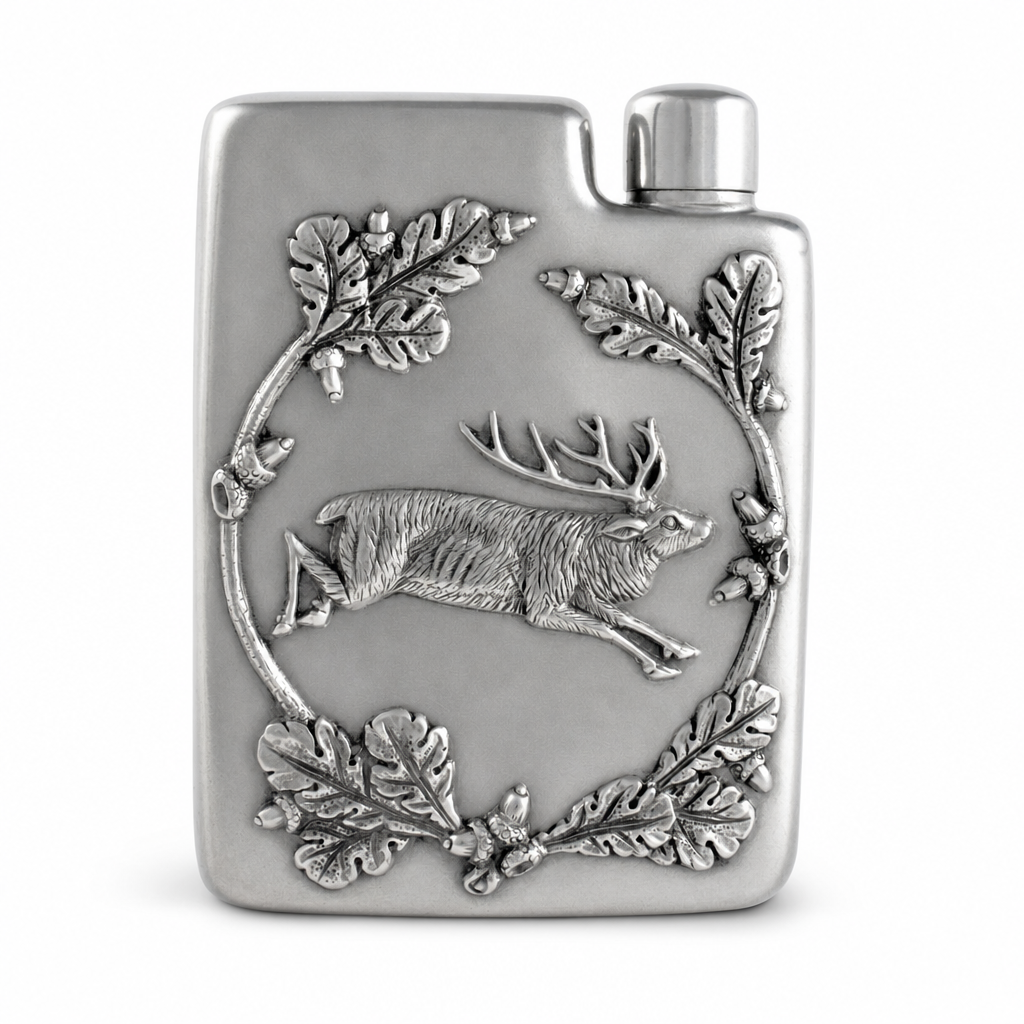 Black Forest Pewter Flask