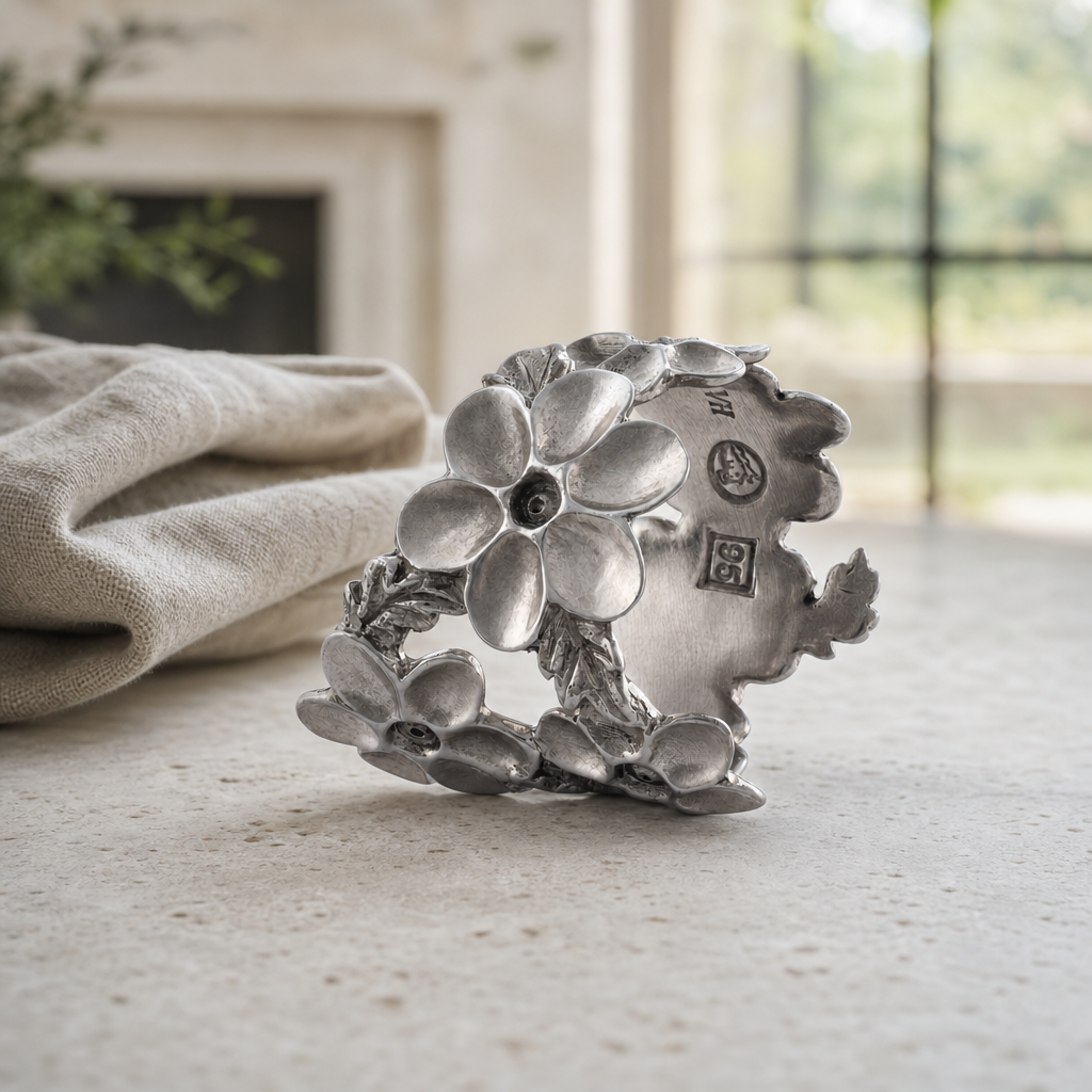 Lilacs Napkin Ring