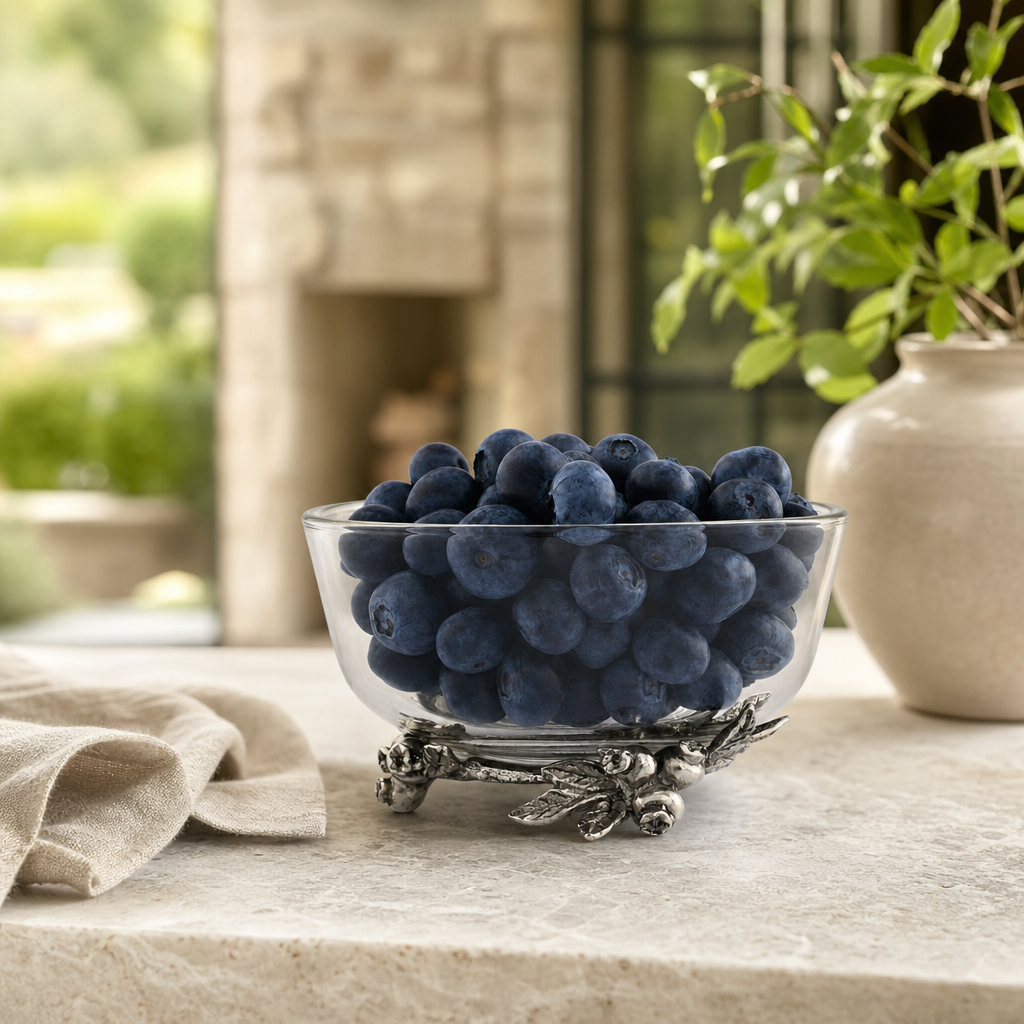 Blueberry Glass Bowl