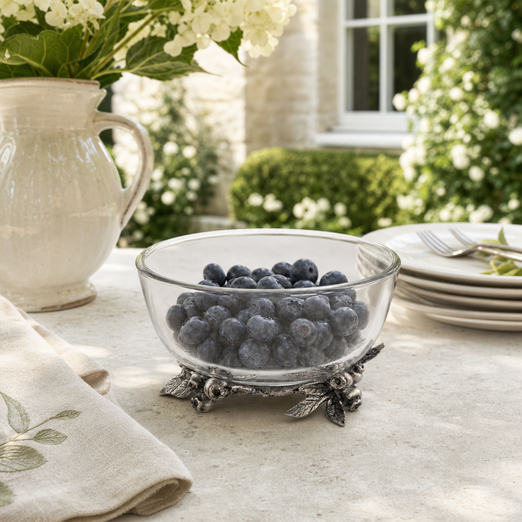 Blueberry Glass Bowl