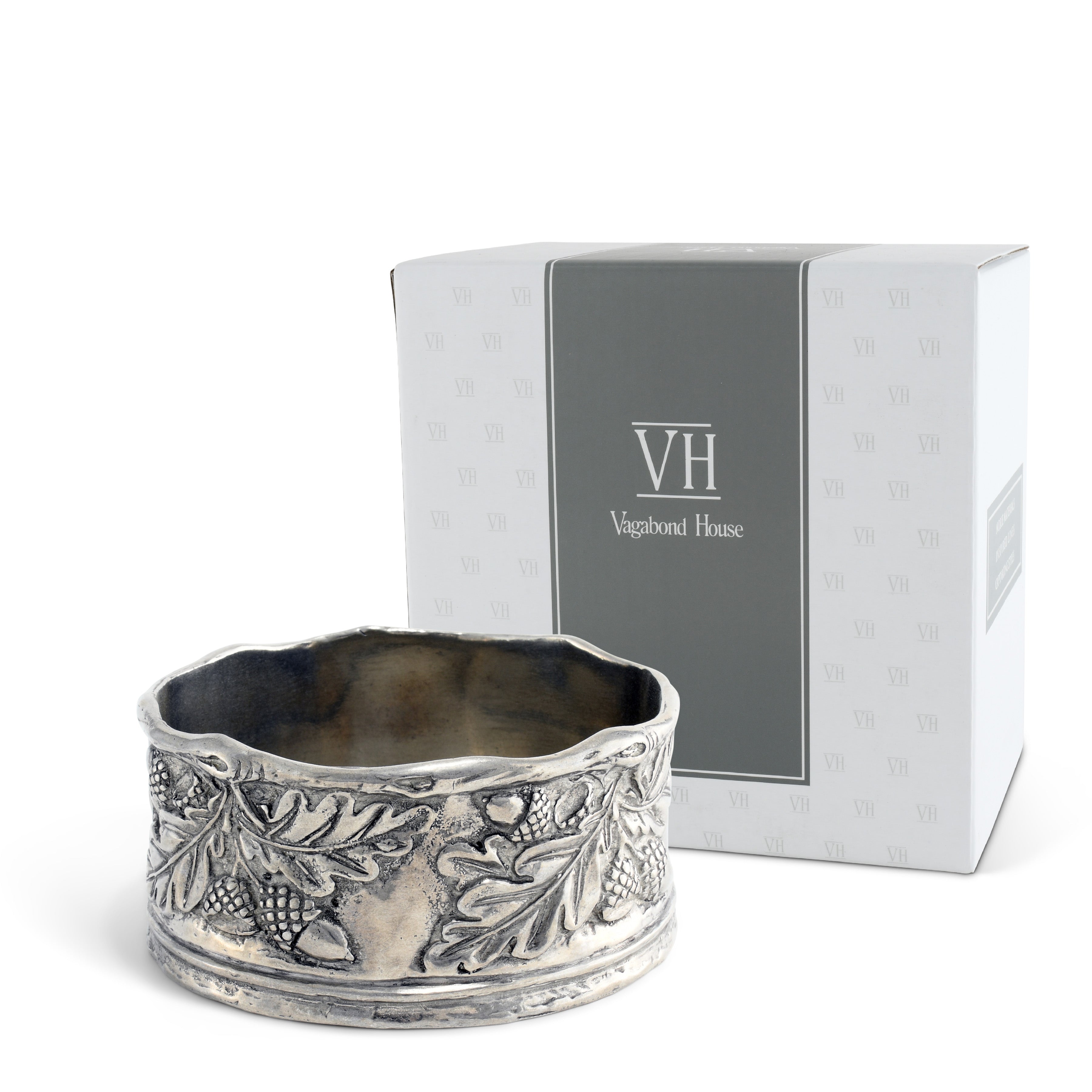 Acorn Oak & Leaf Pewter Wine Coaster