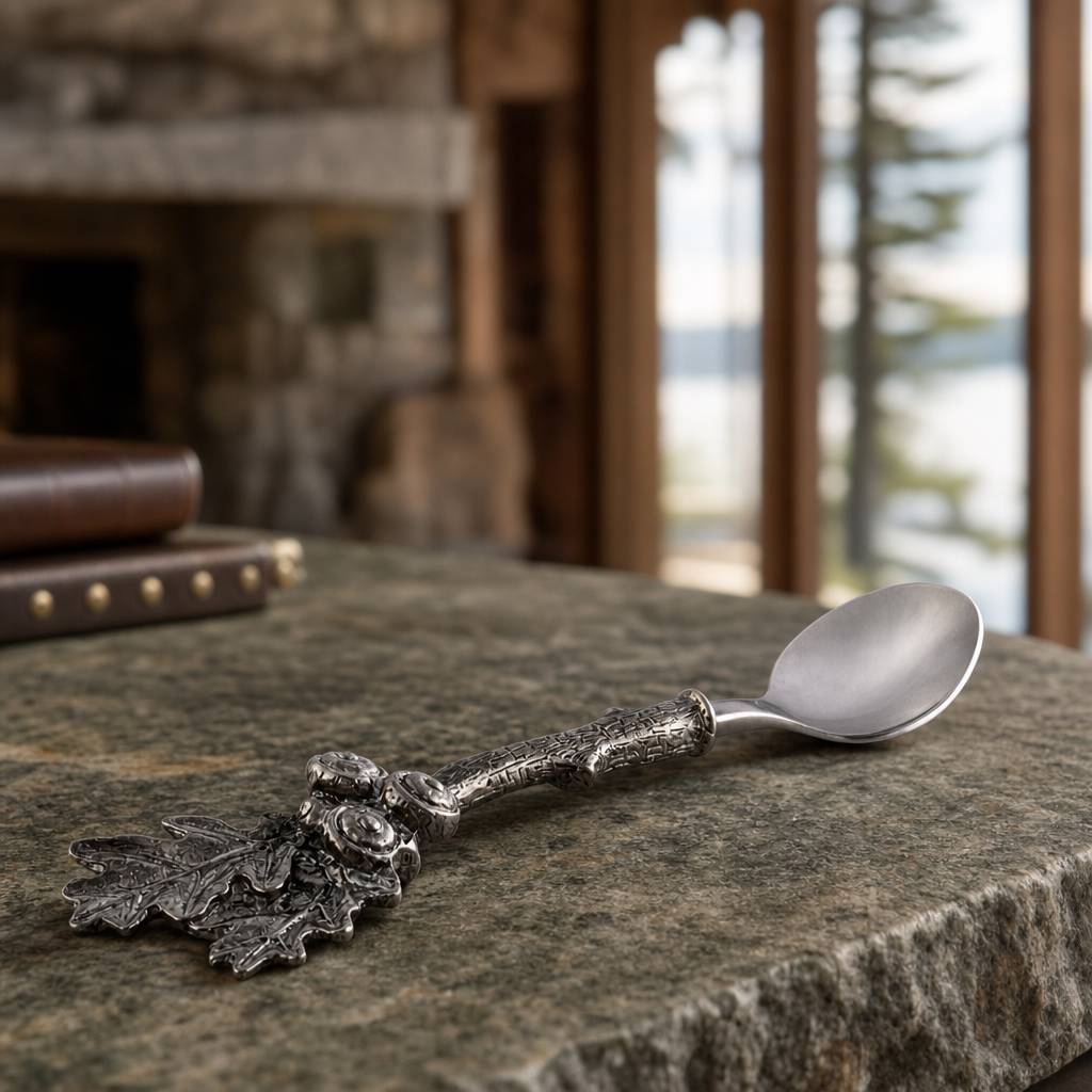 Acorn & Oak Leaf Jam Spoon