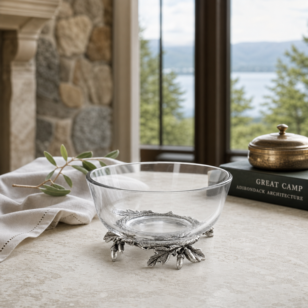 Acorn & Oak Leaf Dip Bowl