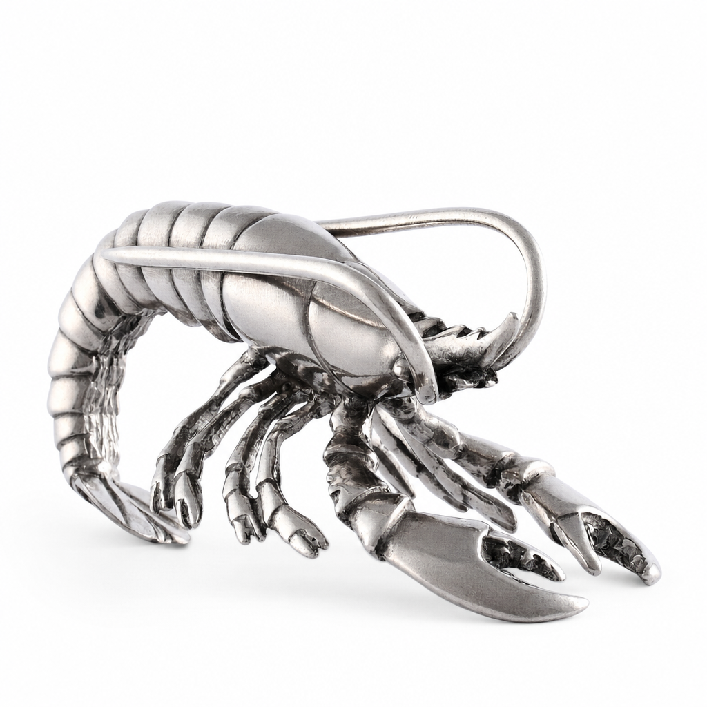 Pewter Prawn Napkin Ring