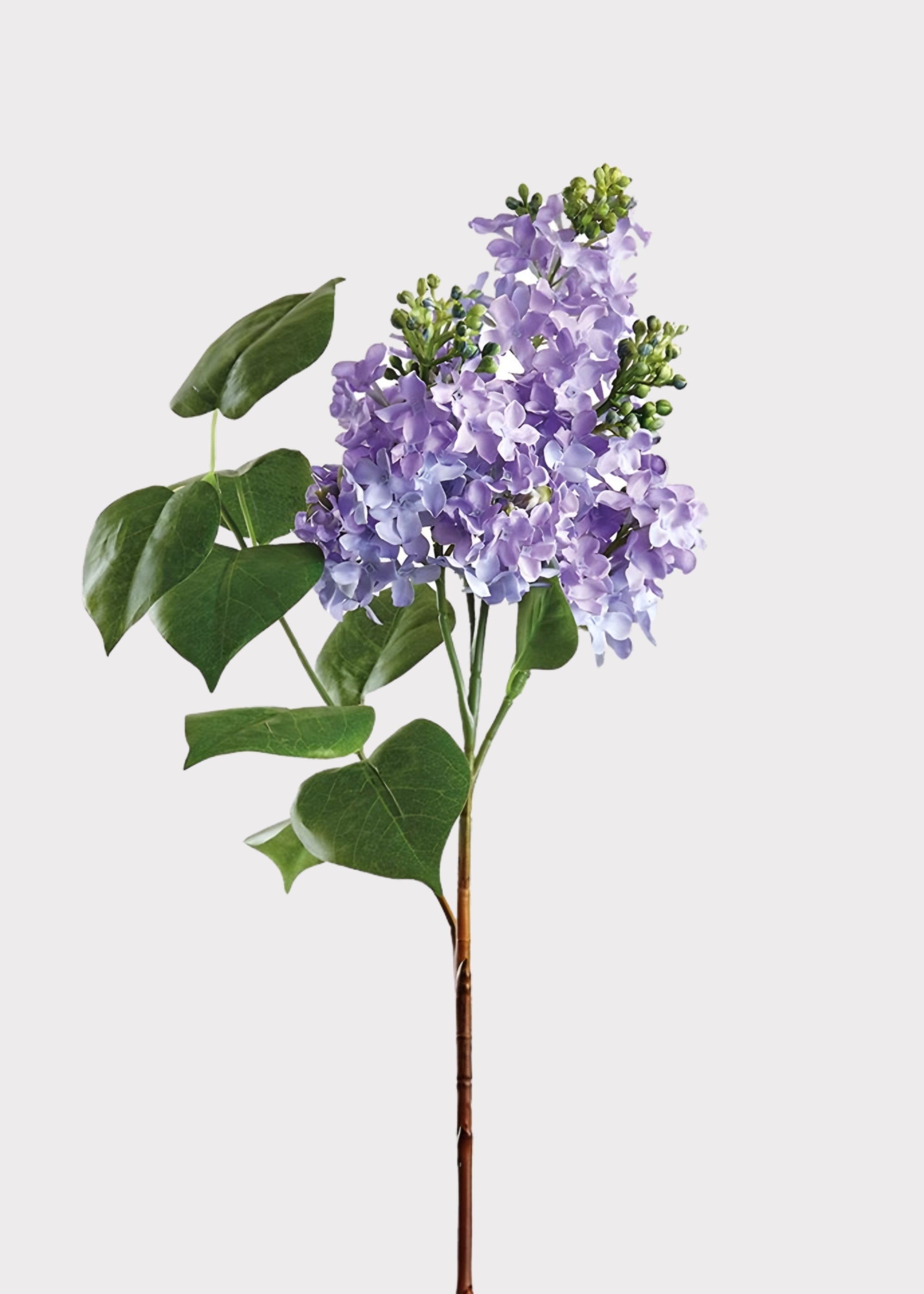 Premium Lavender Fake Blooming Lilac Stem - 26"