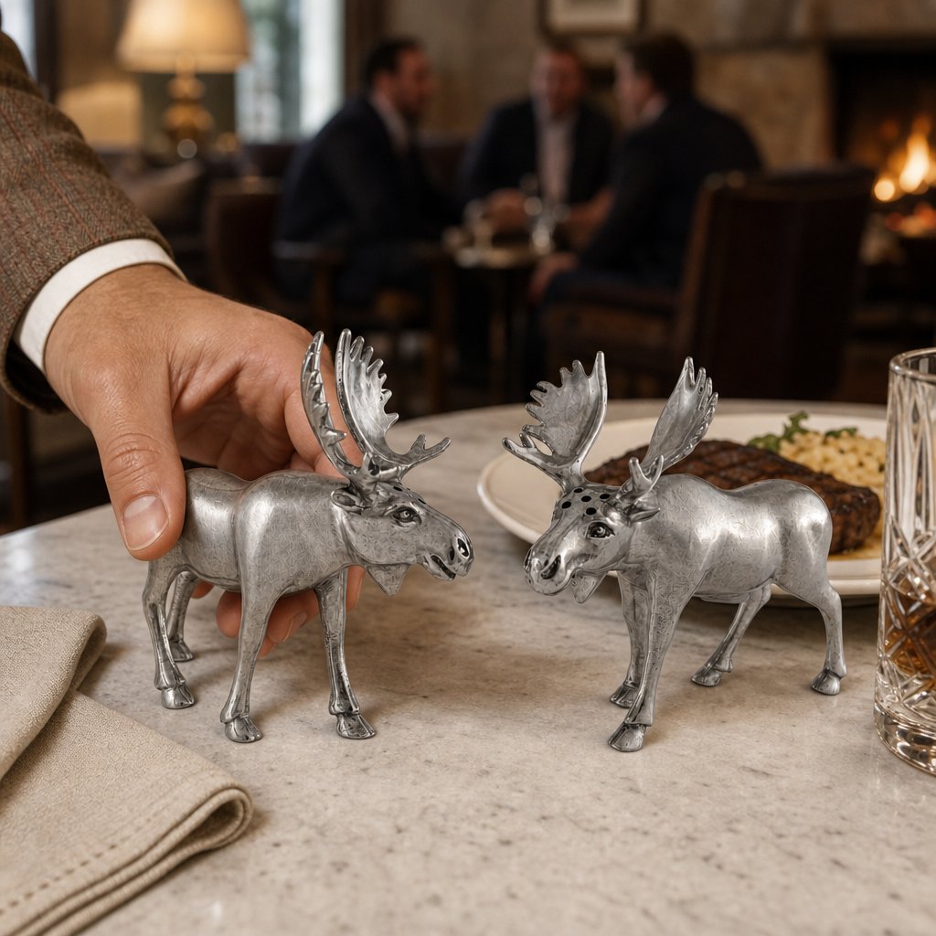 Moose Salt & Pepper Set