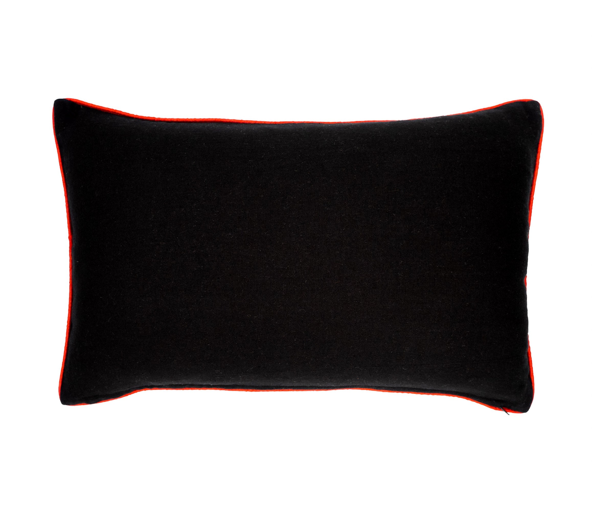 Black Orchid Linen Throw Pillow Cover, 12 X 20