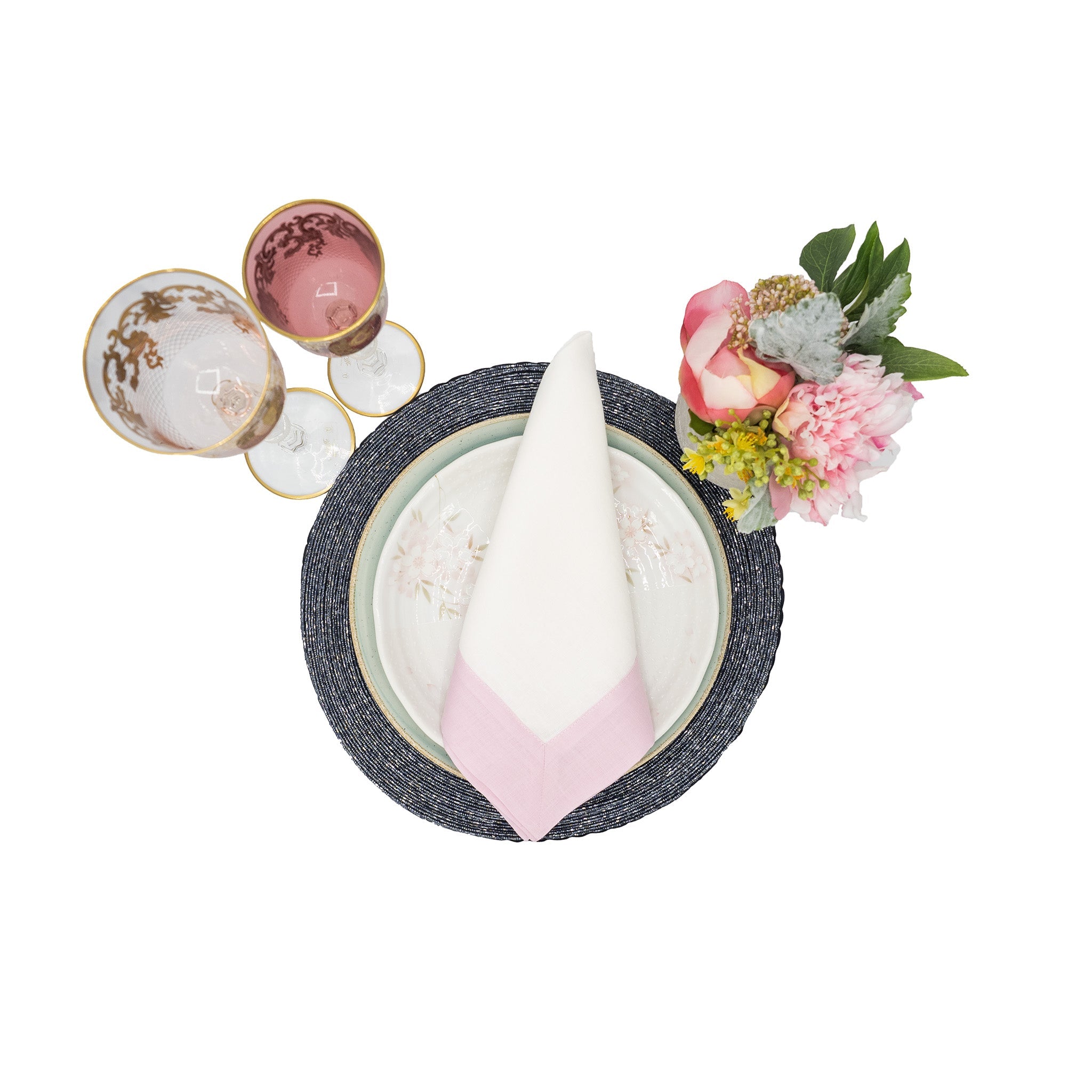 Blush Linen Napkins, Set of 4