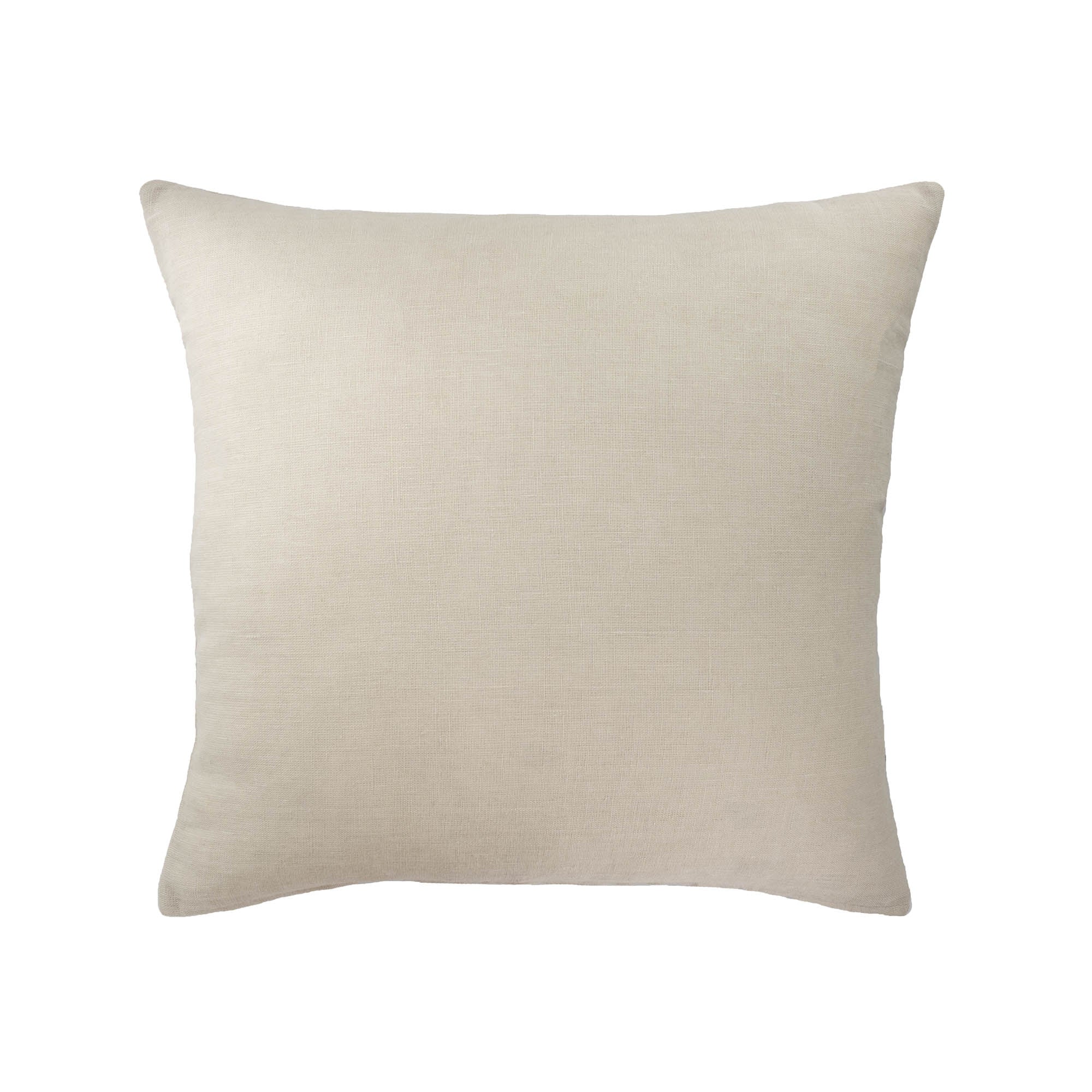 Chantilly Embroidered Linen Pillow Cover, 18 x 18