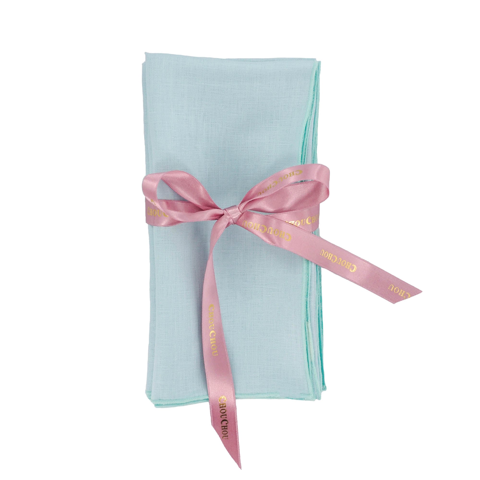 Green Linen Dinner Napkins, Set of 4