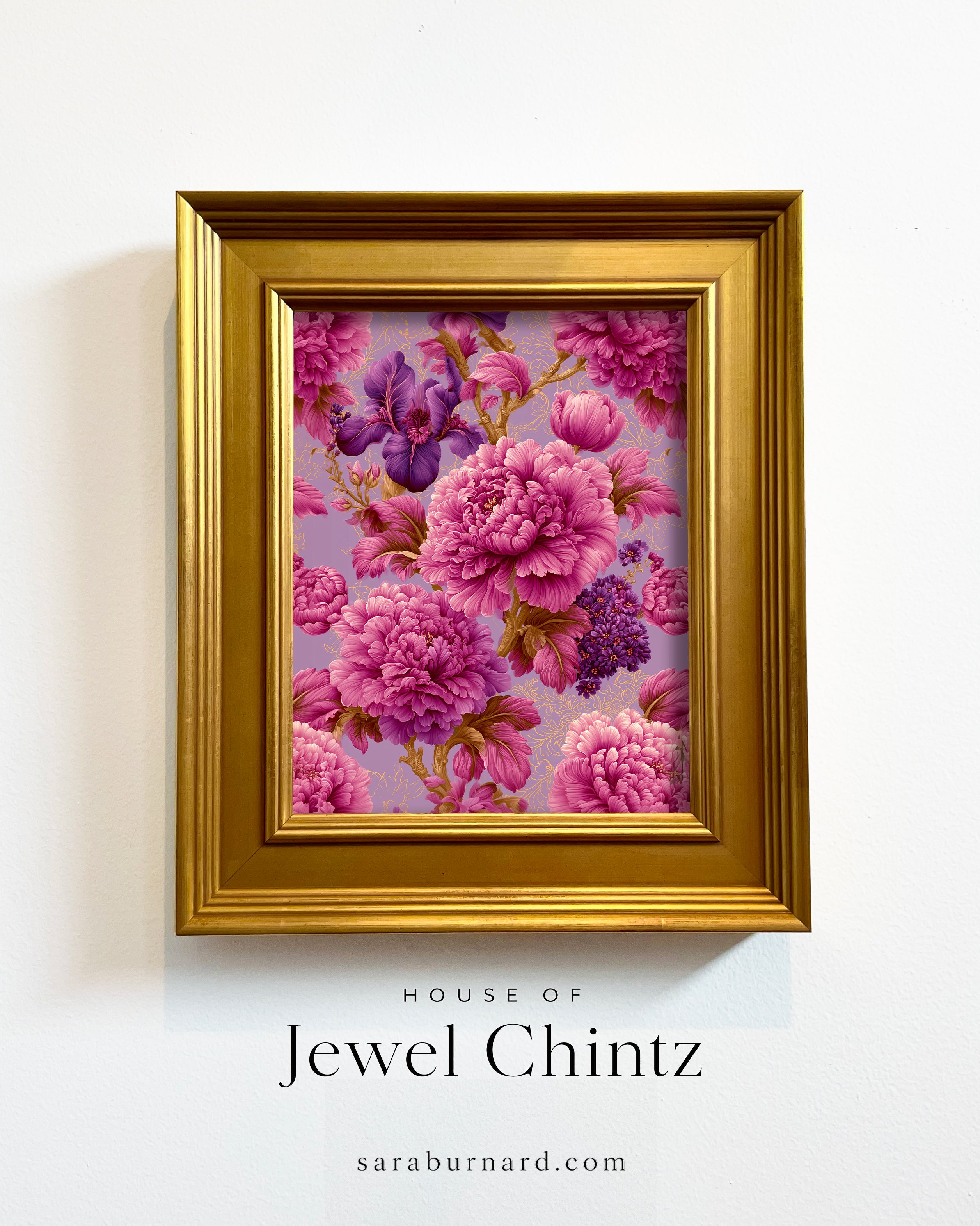 Imperial Iris in Pink Peonies