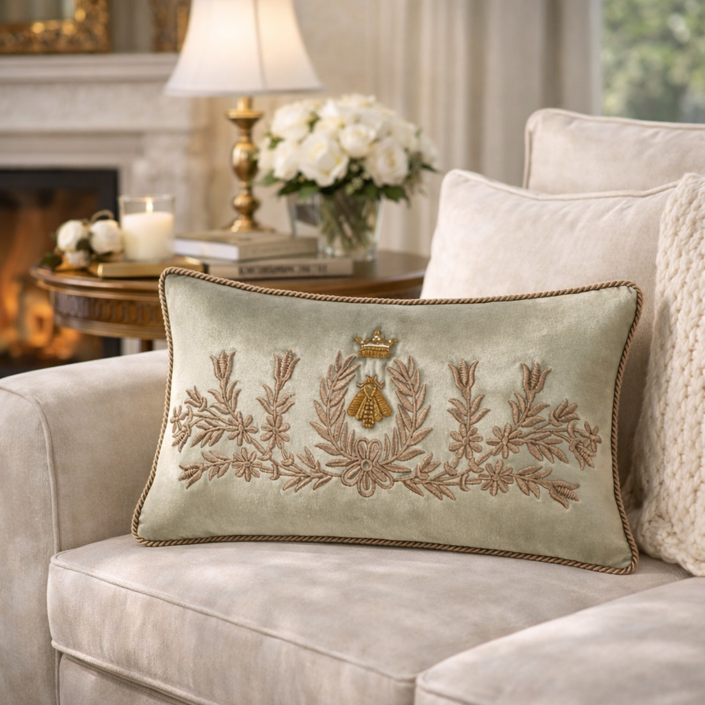 Regina Silk Velvet Throw Pillow Cover, 12 x 20