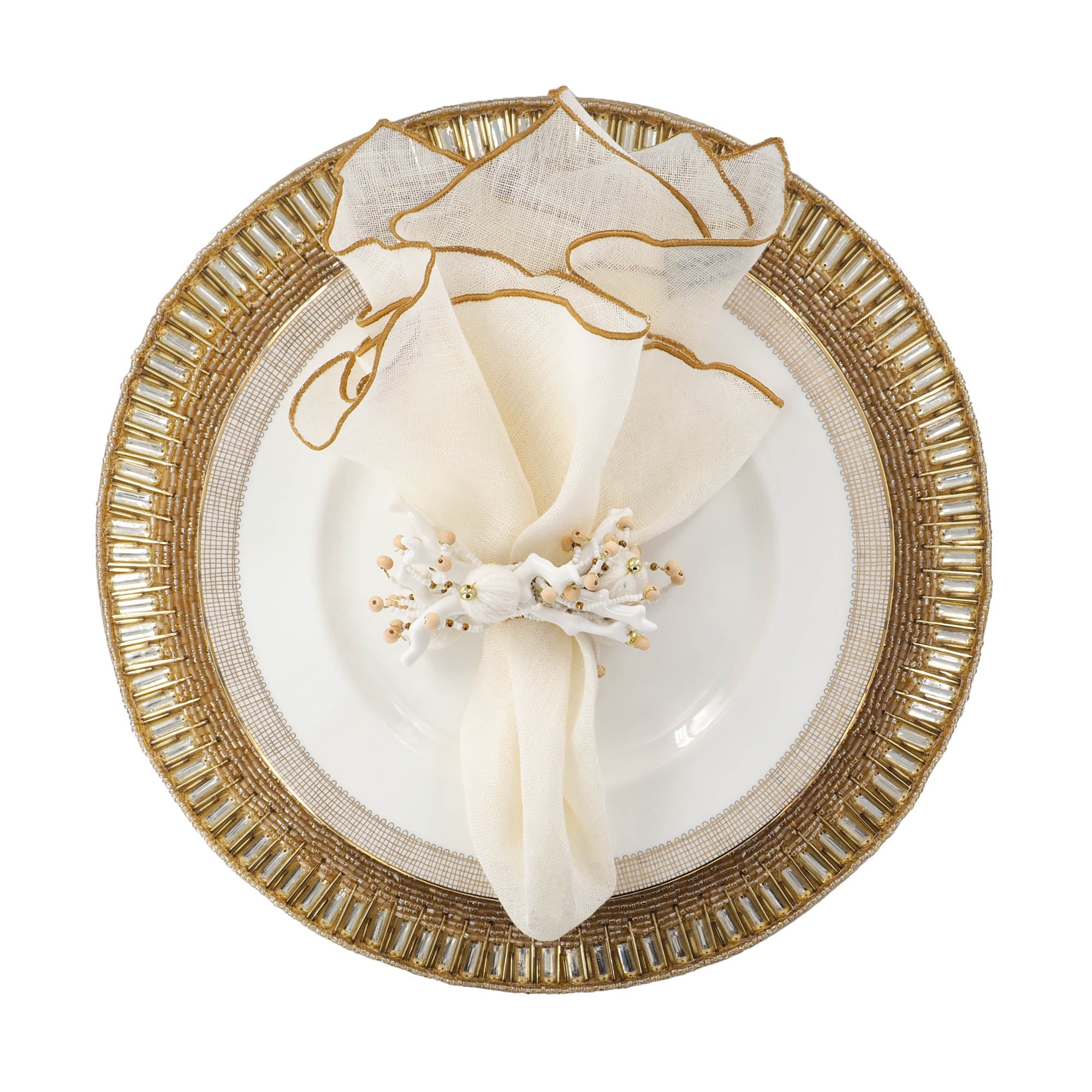 Yellow Diamonds Placemats, Set of 2