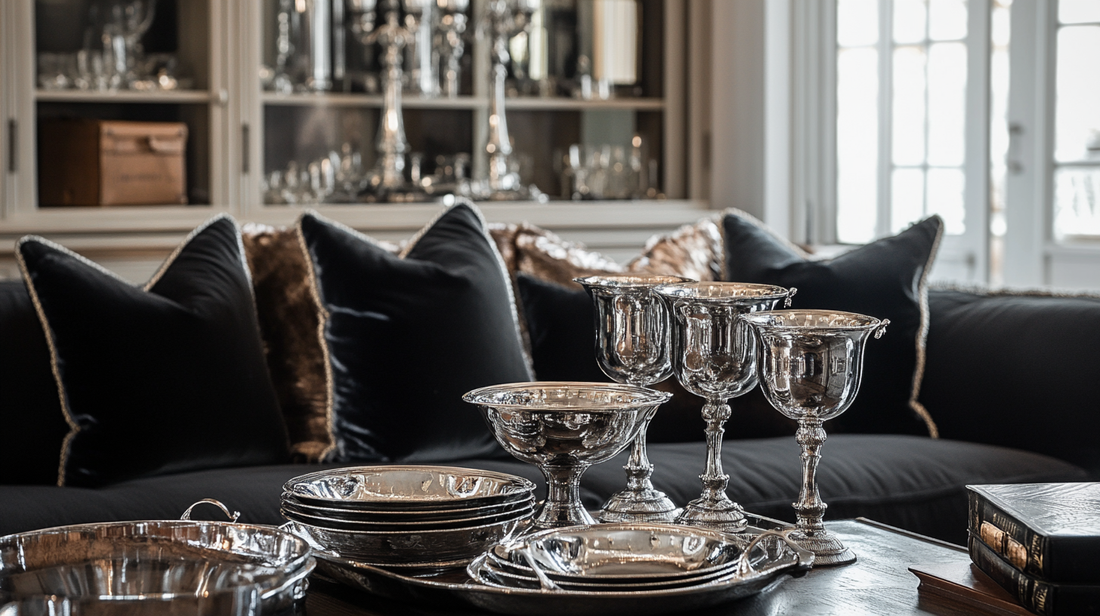 Why English Silver Plate Antiques Are the New Chic and How to Make Them Work with Contemporary Decor