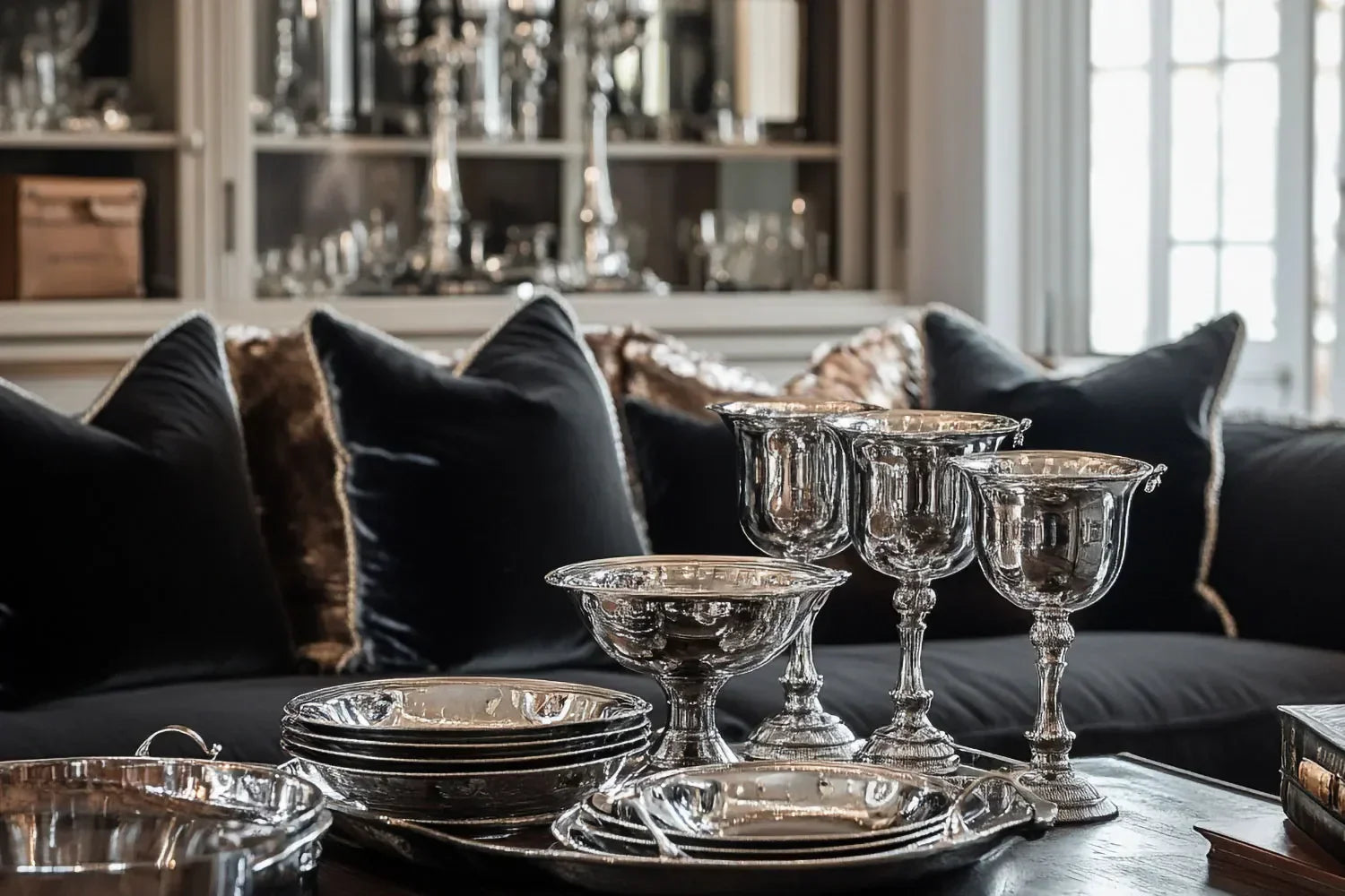 Why English Silver Plate Antiques Are the New Chic and How to Make Them Work with Contemporary Decor