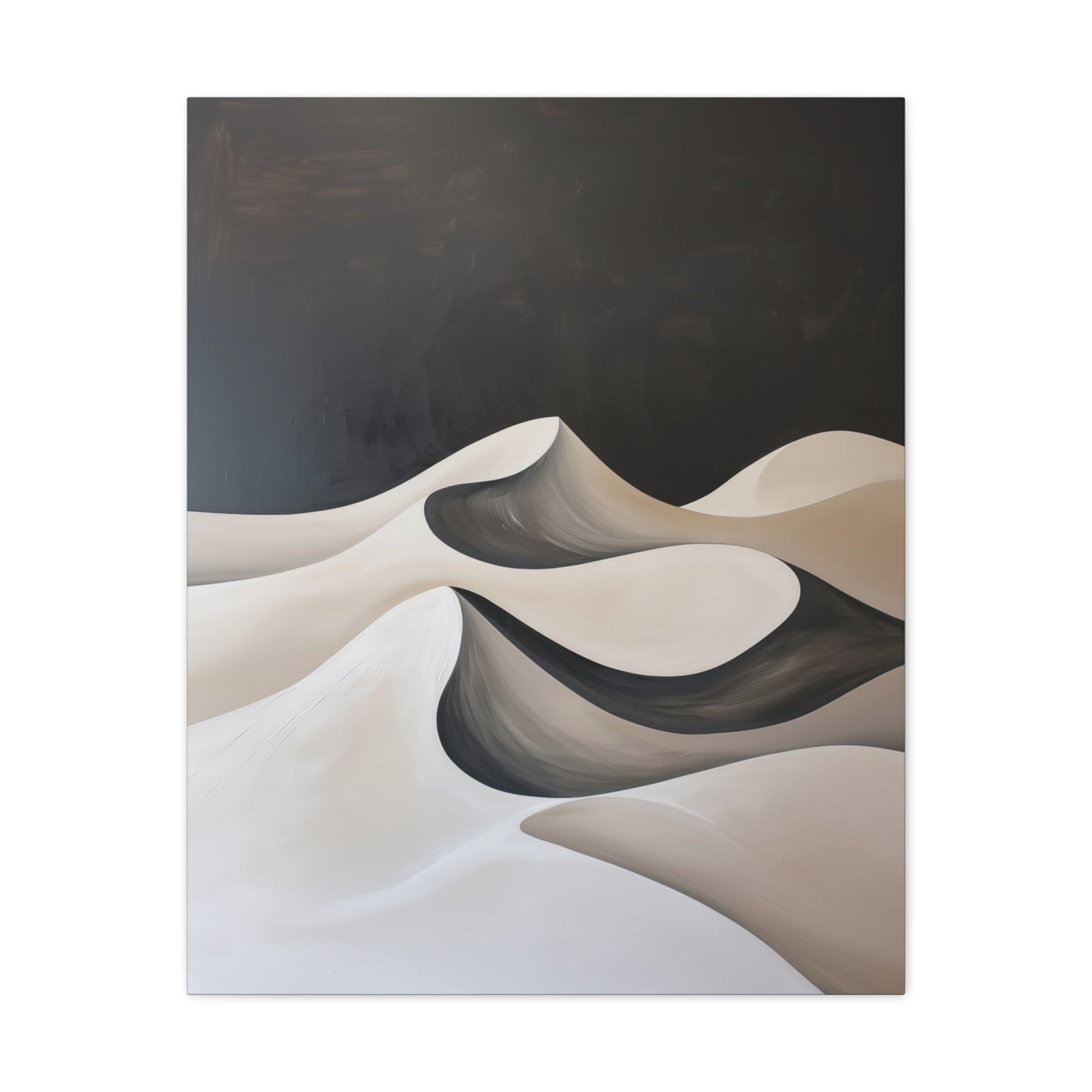 Abstract Wall Art - Canvas Print Gallery Wrap - Dune