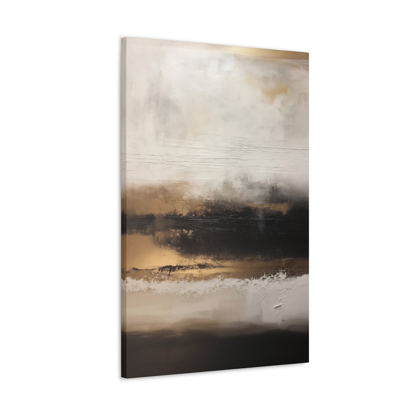 Abstract Neutral Wall Art - Canvas Print Gallery Wrap