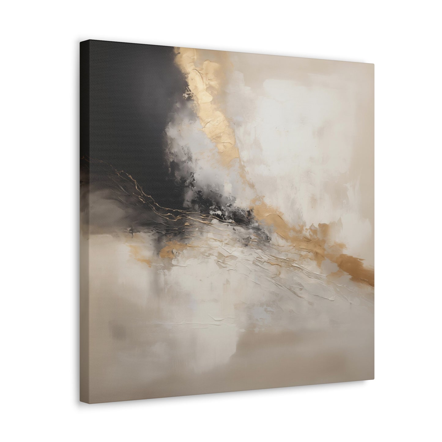 Abstract Neutral Wall Art - Canvas Print Gallery Wrap