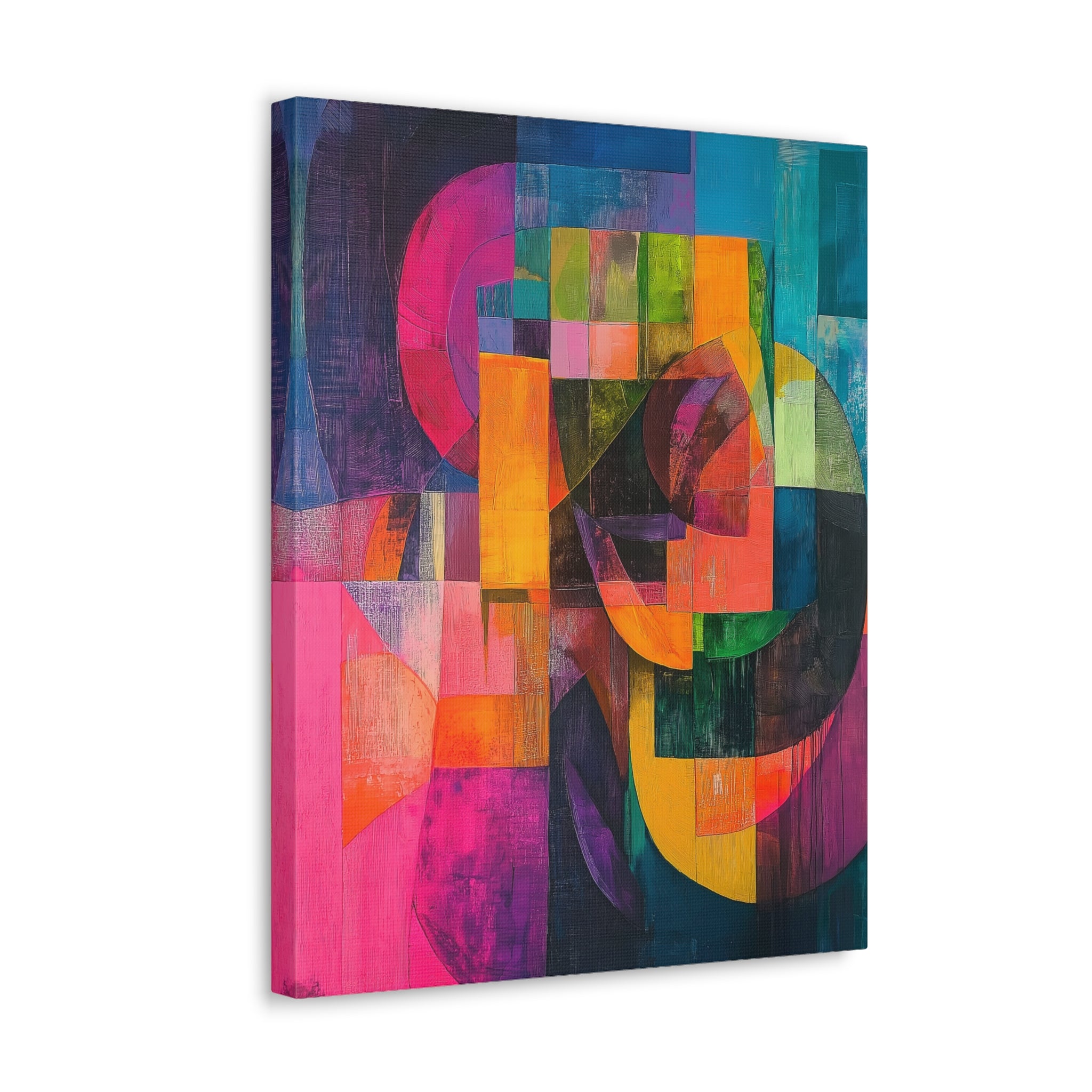 Abstract Colorful Wall Art - Canvas Print Gallery Wrap - Complex Patterns