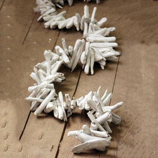 White-Washed Driftwood Garland