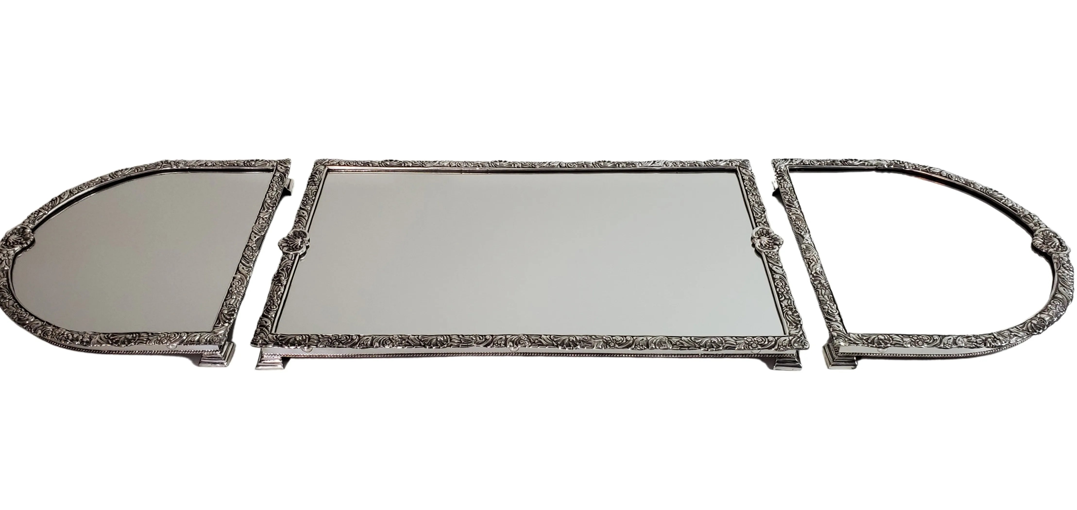 3 Section Mirror Plateau 44.5" Reproduction