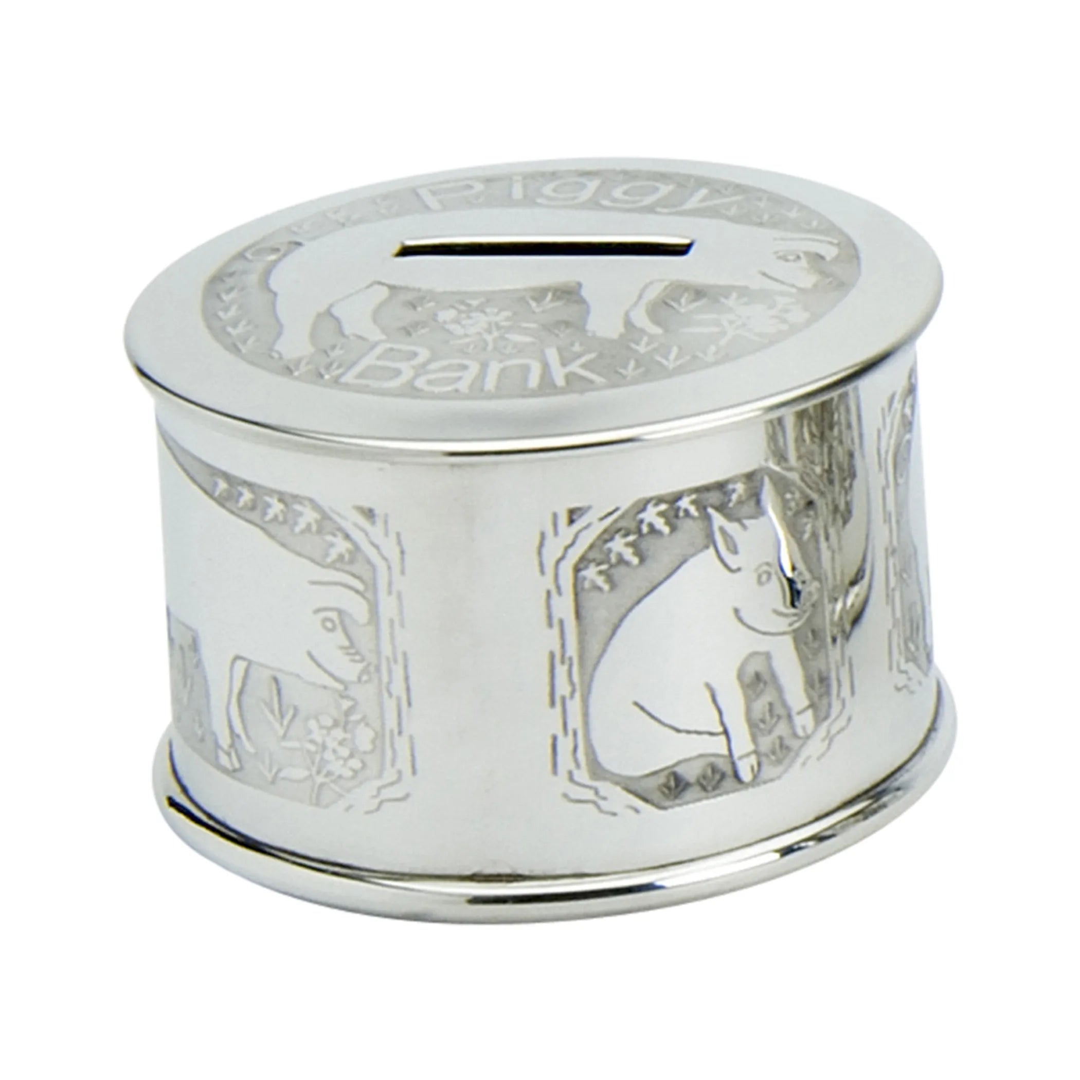 Money Box with Piggy Pewter