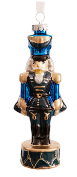 Navy & Gold Soldier Ornament
