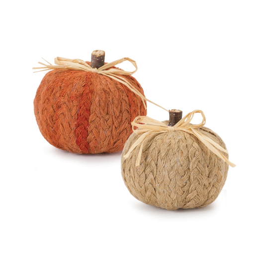 Braided Fabric Pumpkin