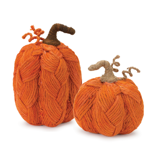 Woven Rope Pumpkin Set