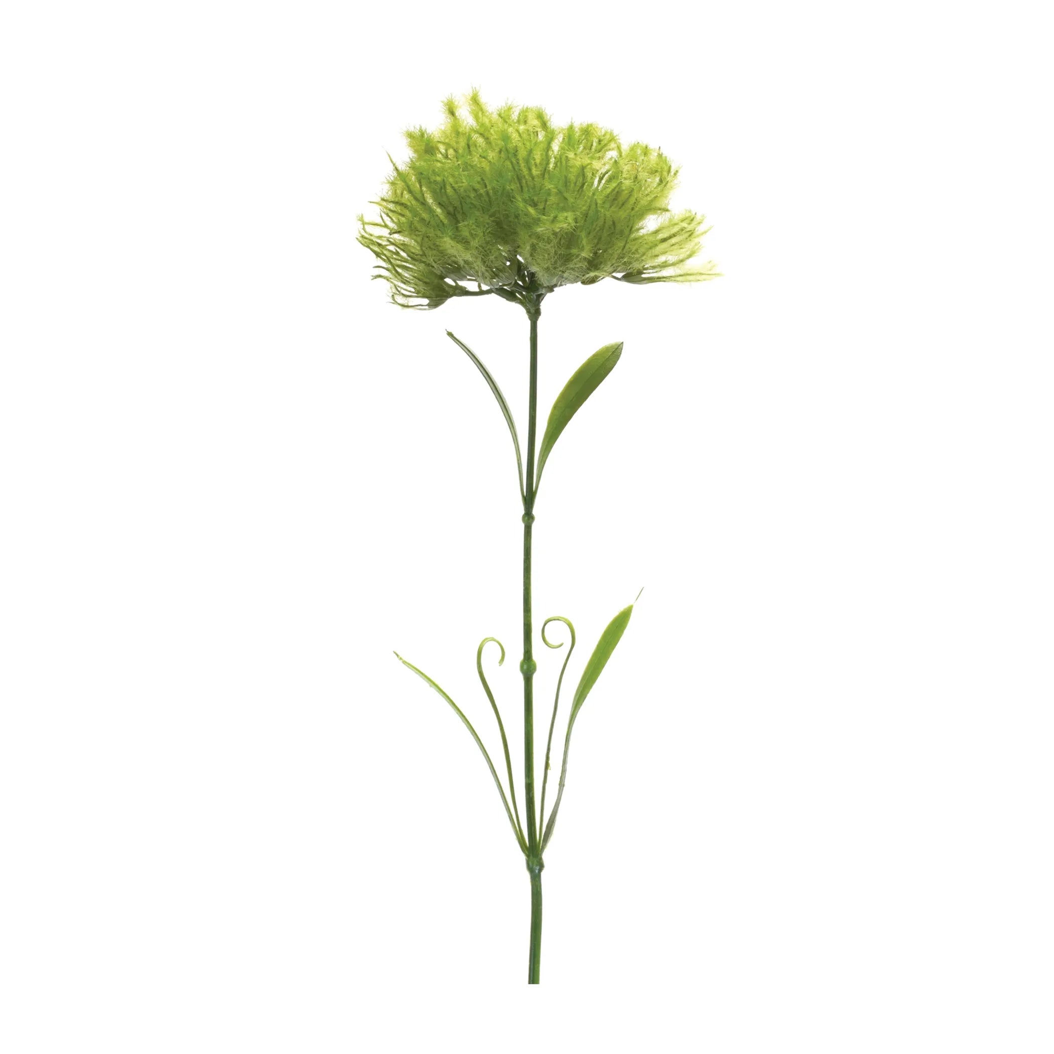 Puff Stem Floral Spray - Pack Of: Set of 6 | Materials: Plastic | Colors: Green | Décor  style: Traditional