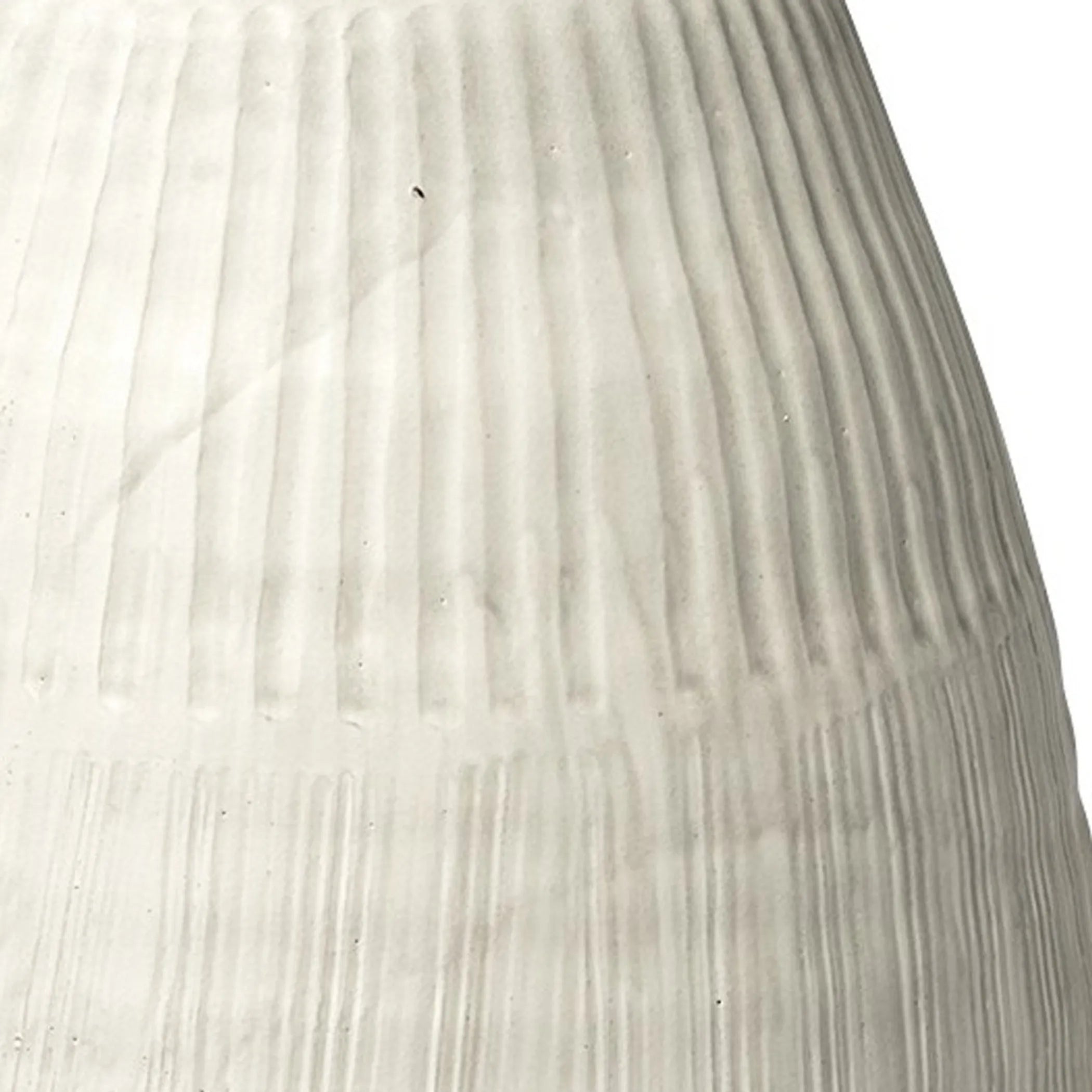 Close-up of a textured white surface with horizontal lines