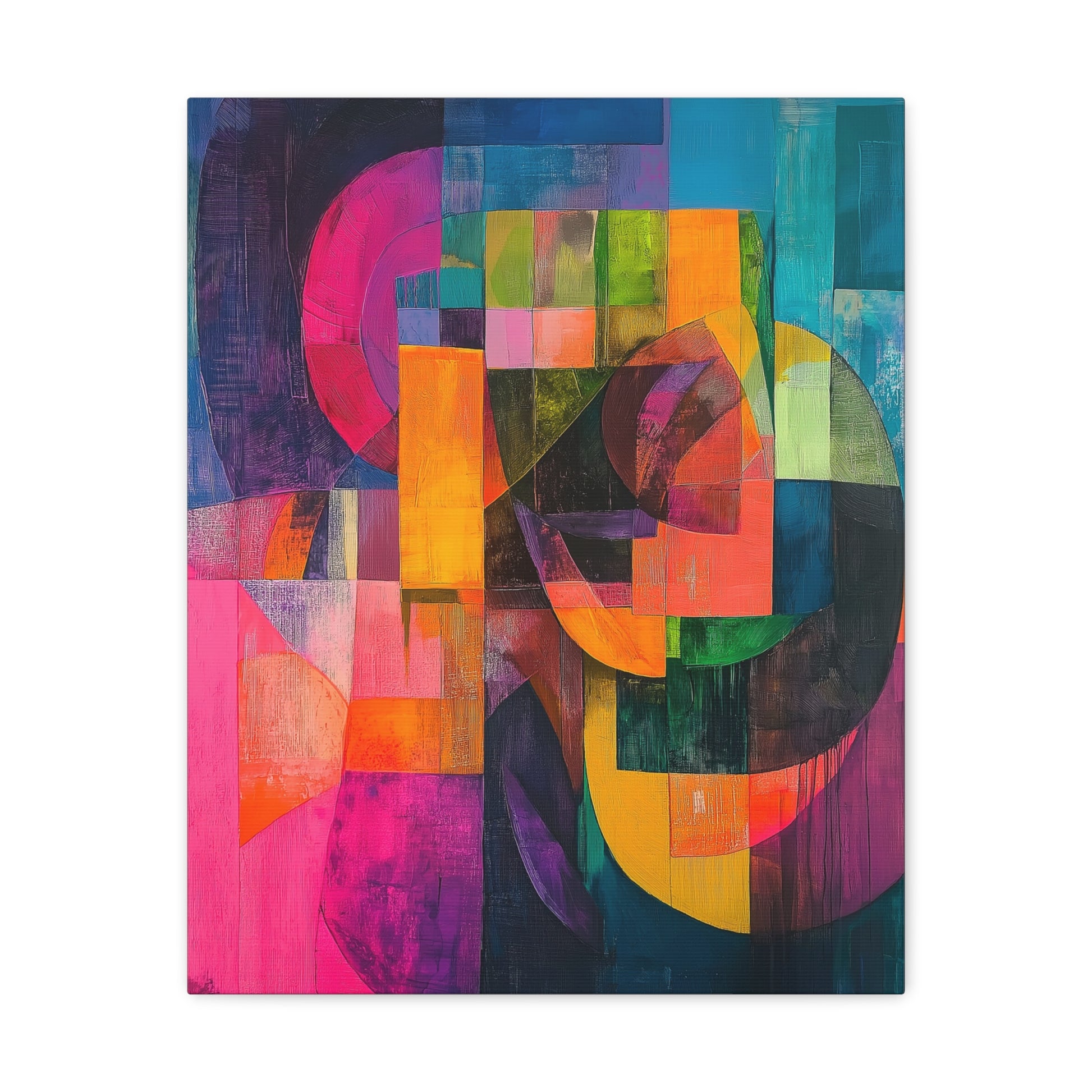 Abstract Colorful Wall Art - Canvas Print Gallery Wrap - Complex Patterns