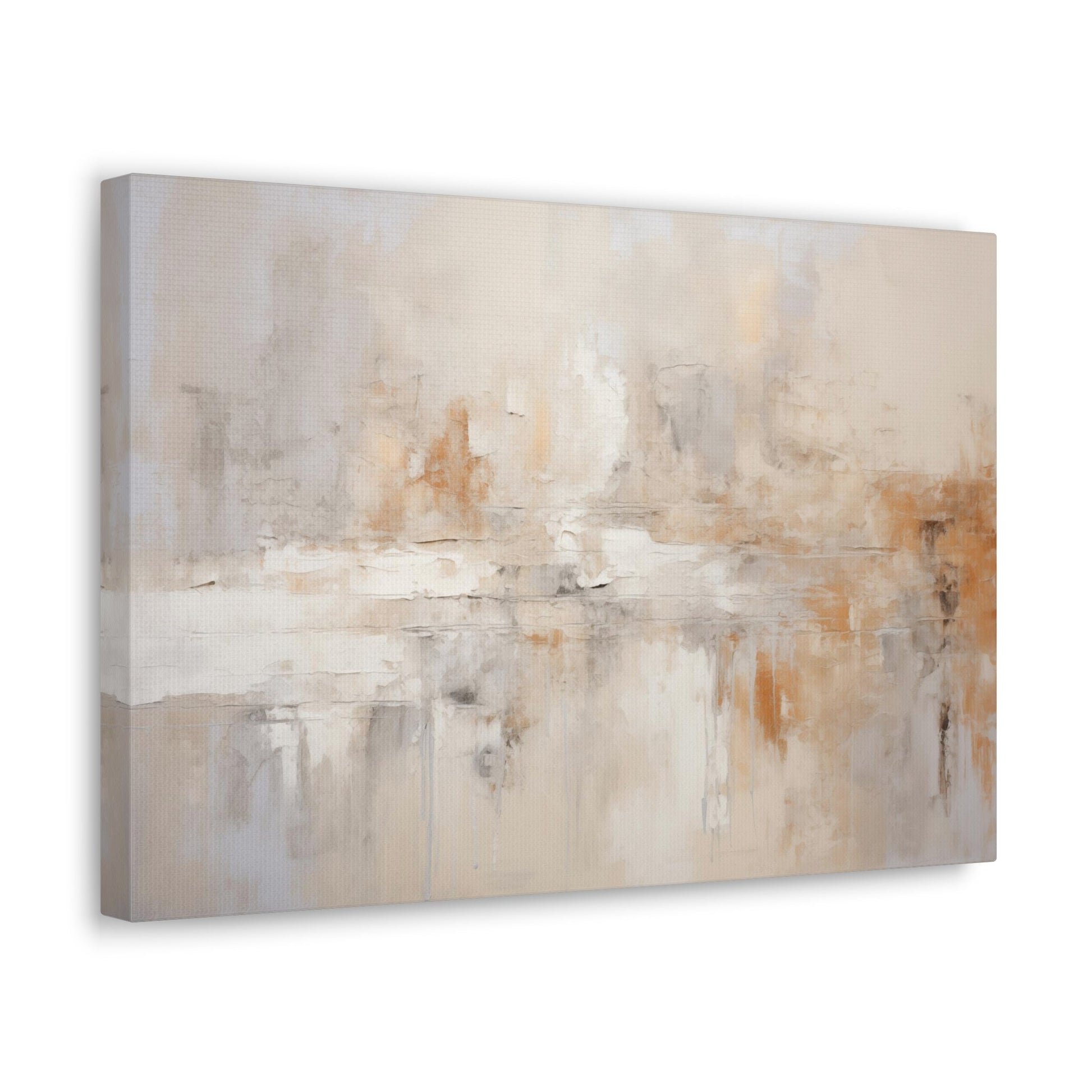 Abstract Neutral Wall Art - Canvas Print Gallery Wrap