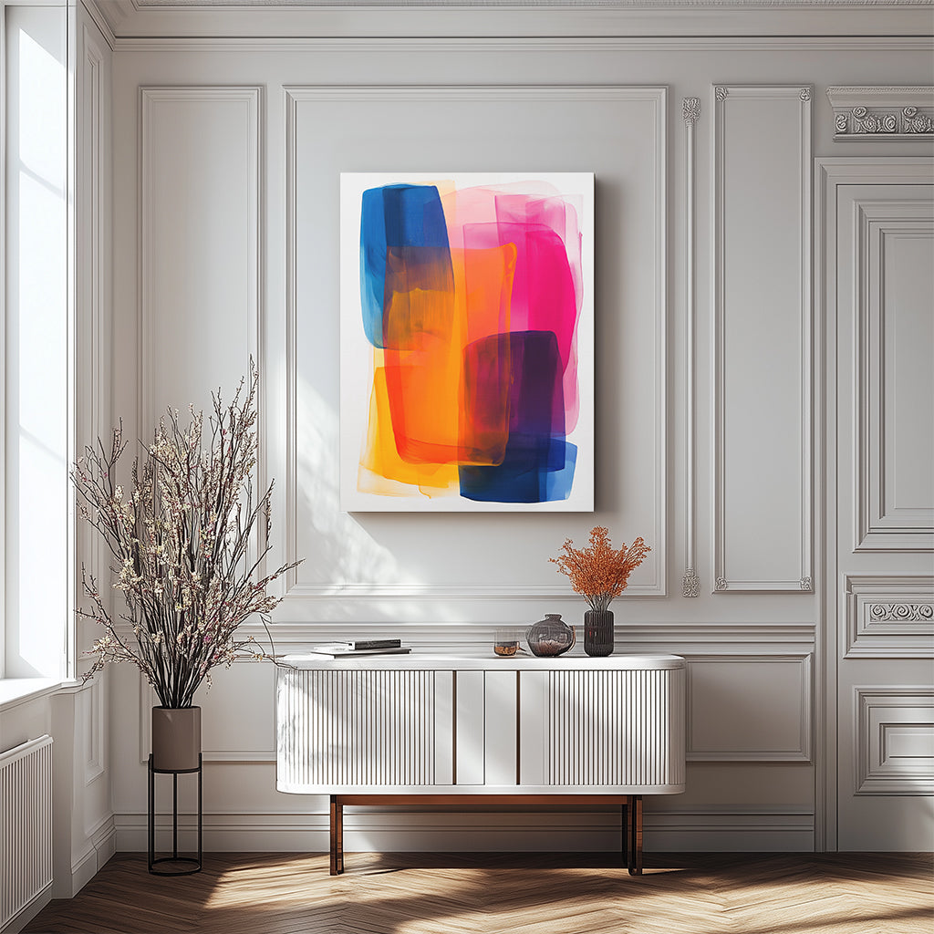 Color Block Wall Art - Canvas Print Gallery Wraps - Child's Play I