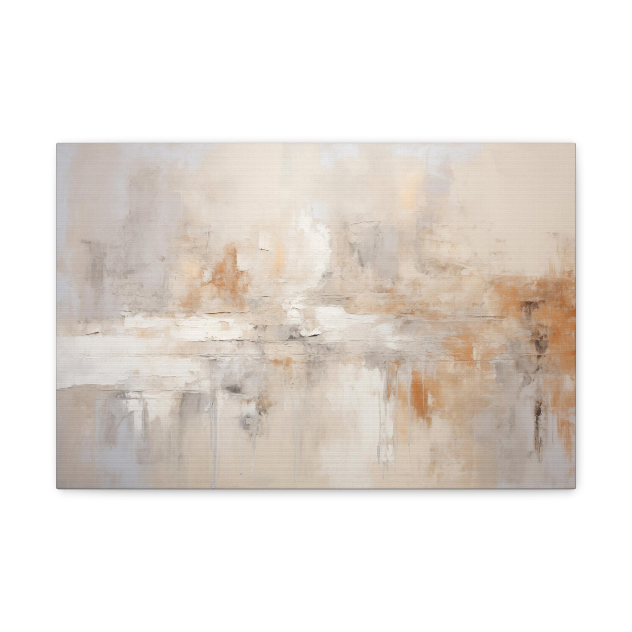 Abstract Neutral Wall Art - Canvas Print Gallery Wrap