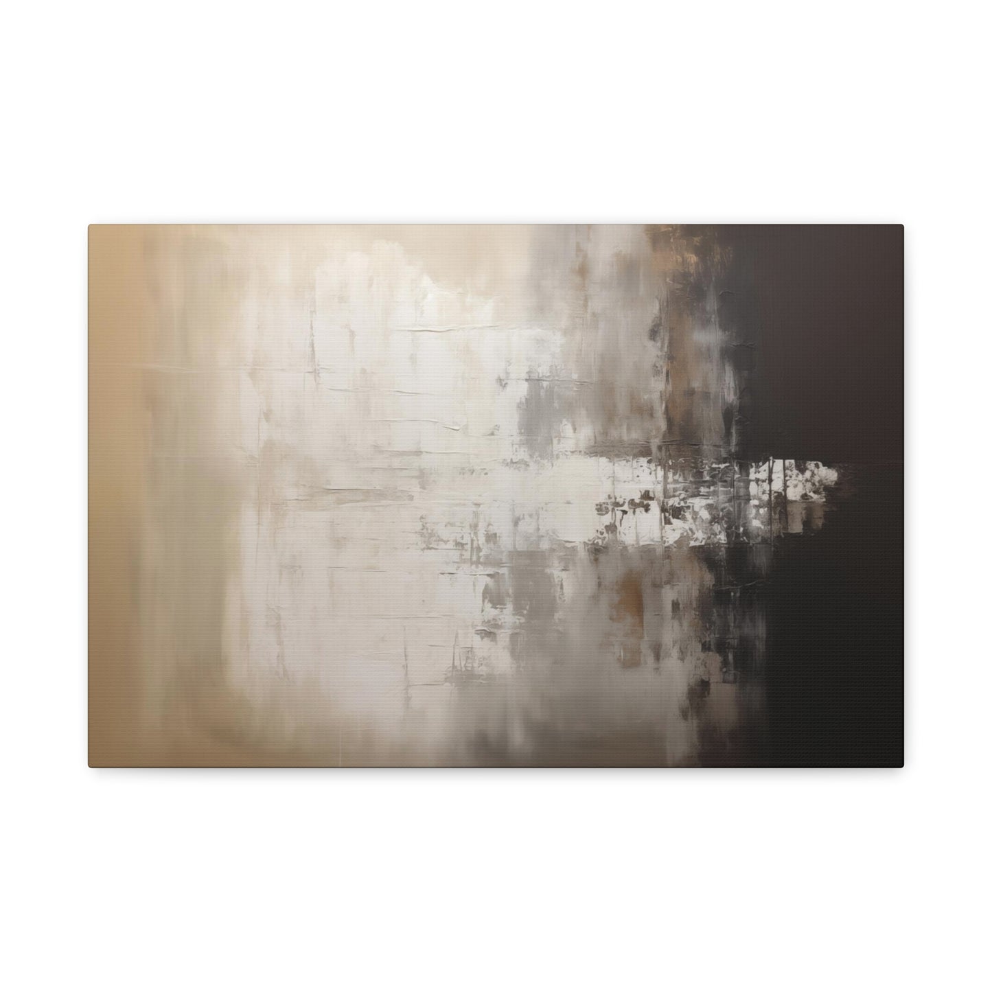 Abstract Neutral Wall Art - Canvas Print Gallery Wrap