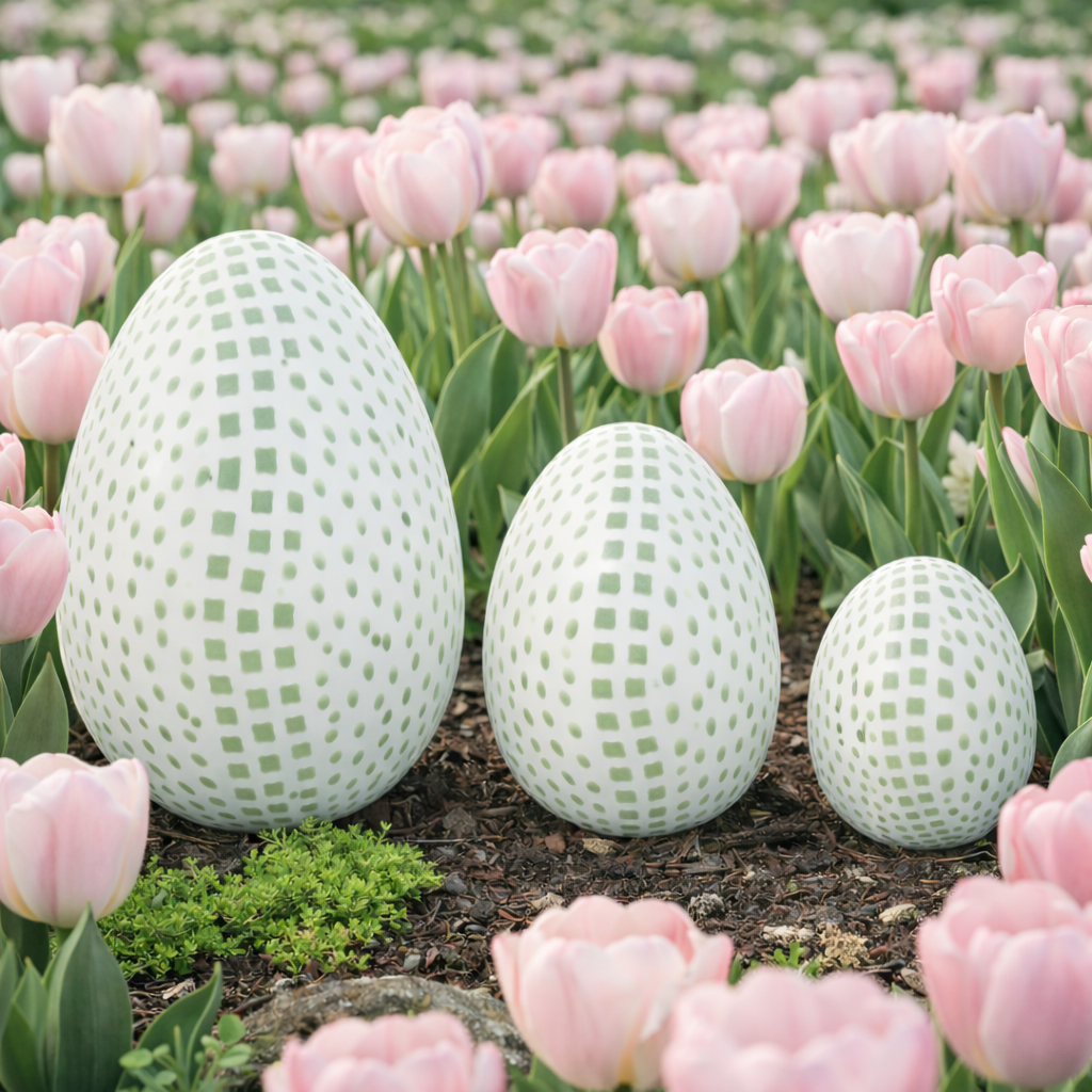 Green Polka Dot Egg
