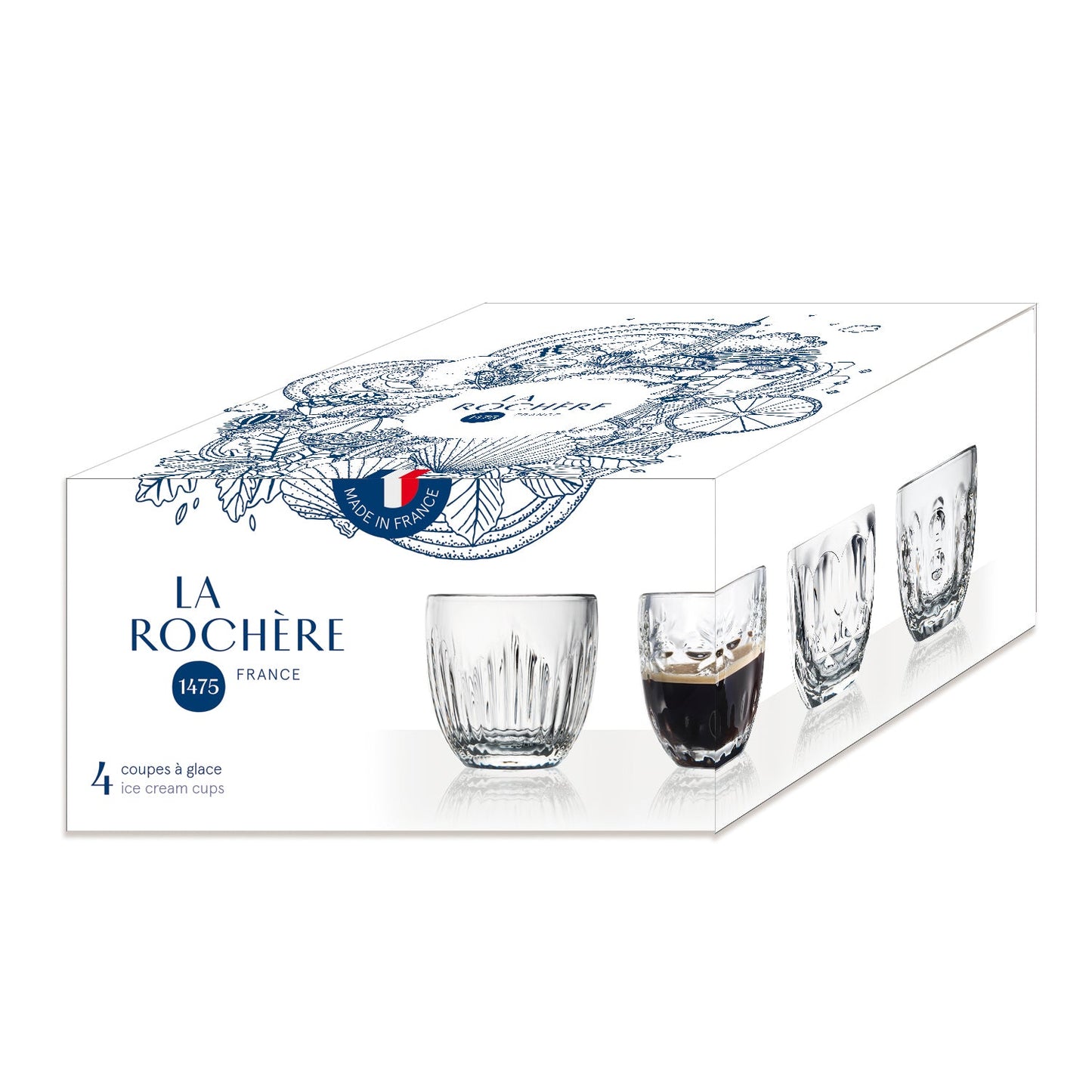 Troquet Assorted Tumblers Set -4